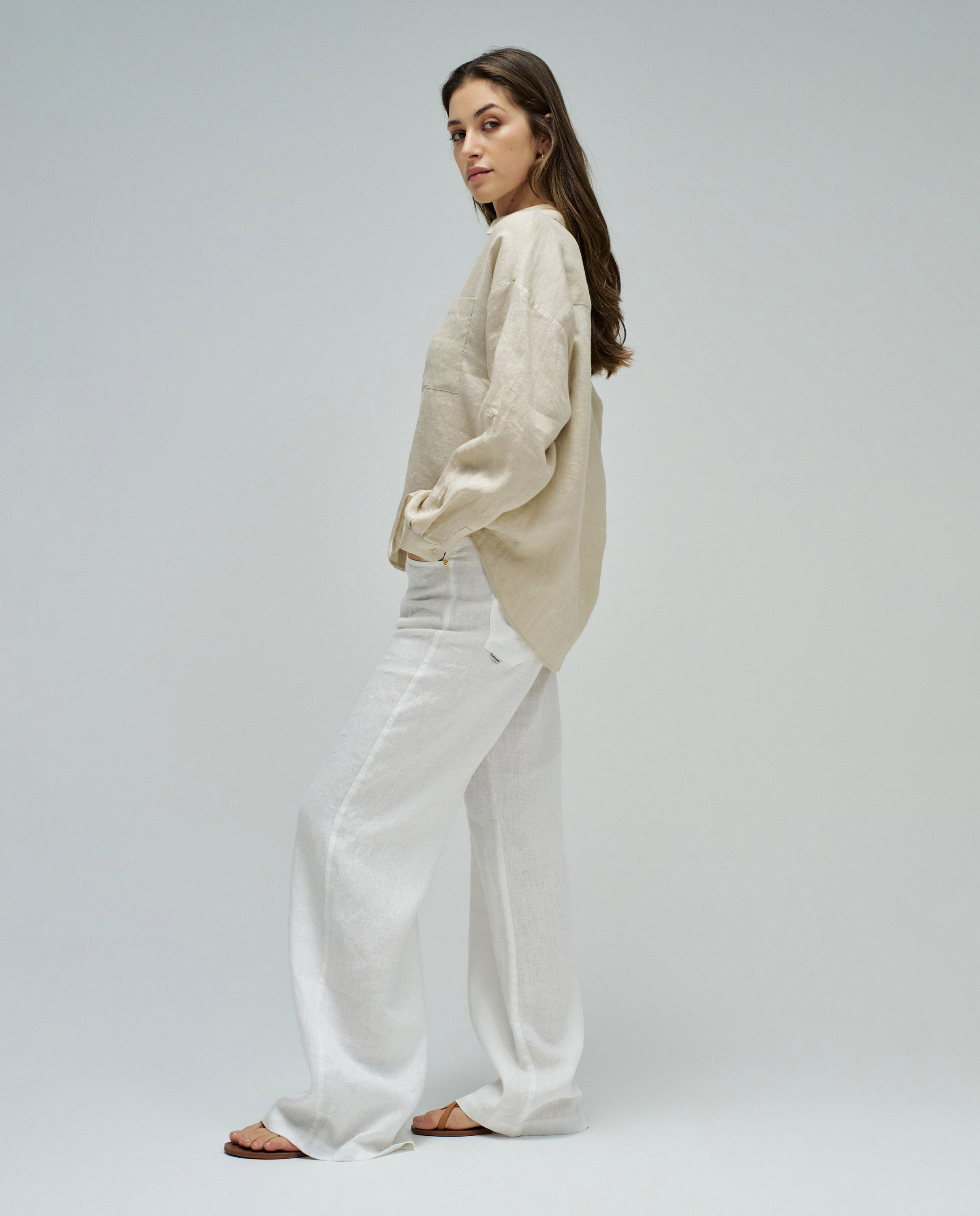 Camisa de Linho Natural-2