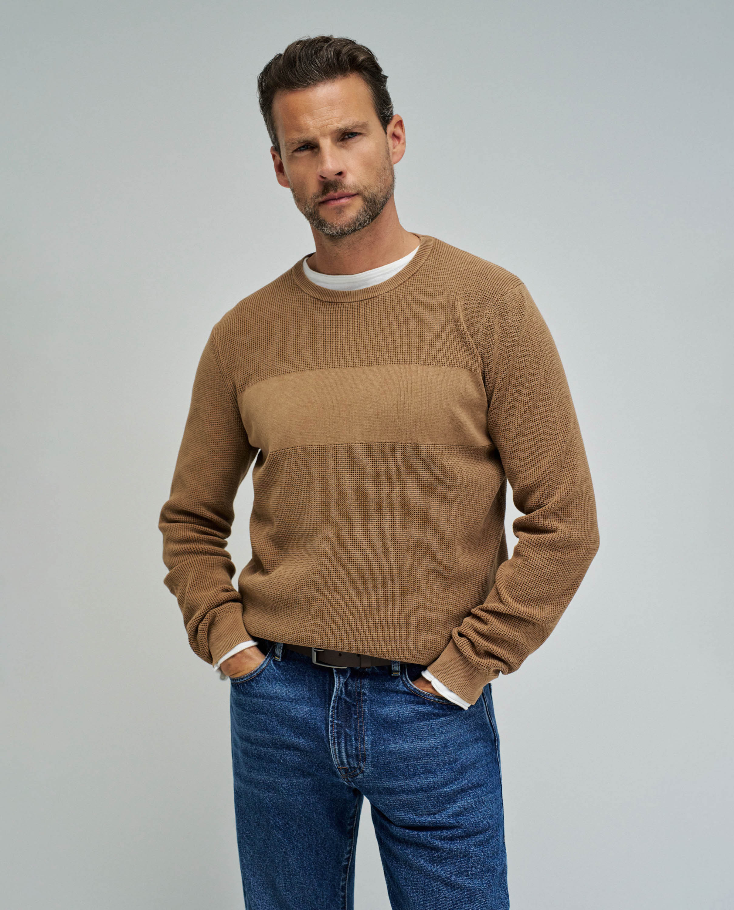 Imagem 0 de Sweatshirt de Malha com Textura