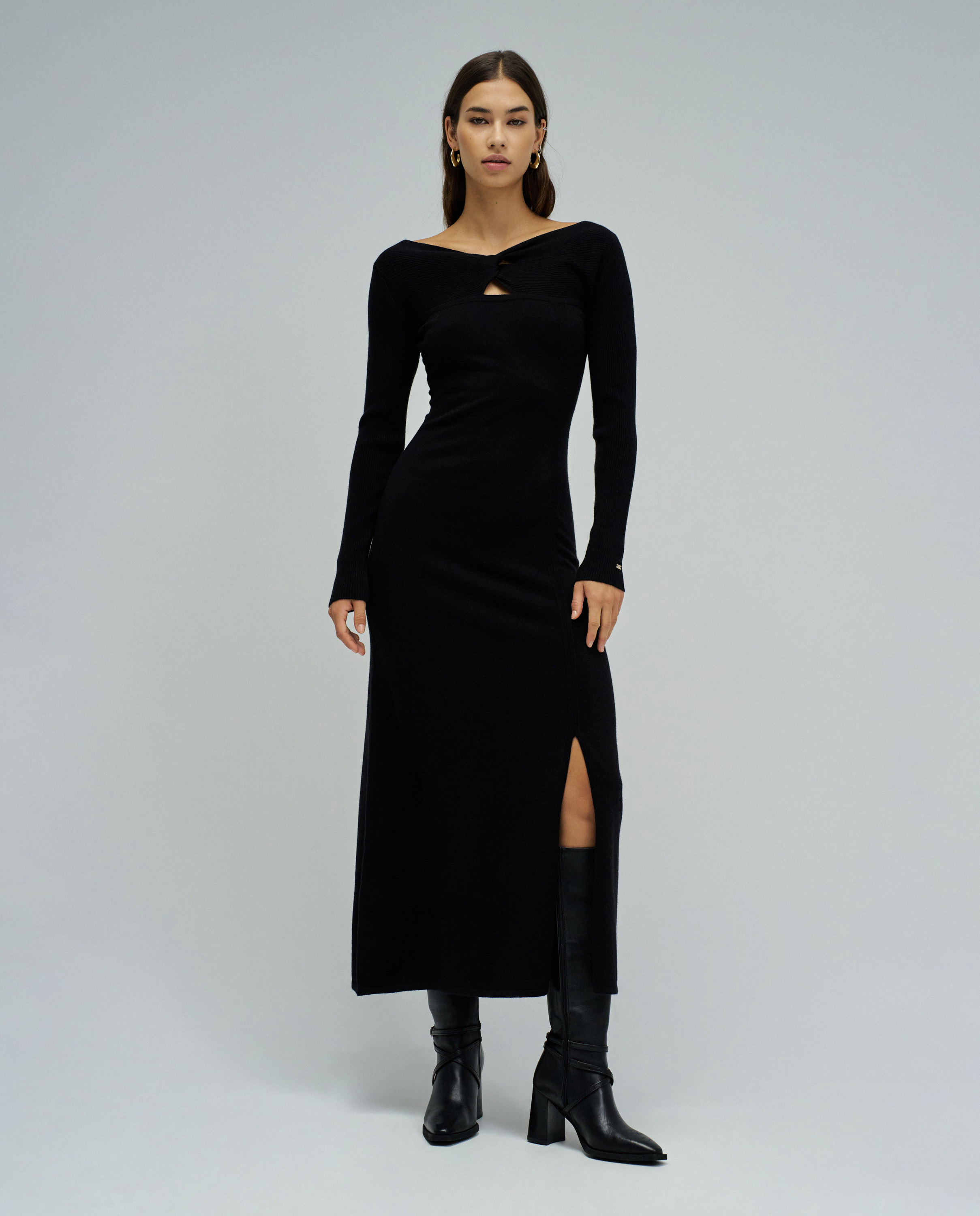 Vestido de Malha Preto-1