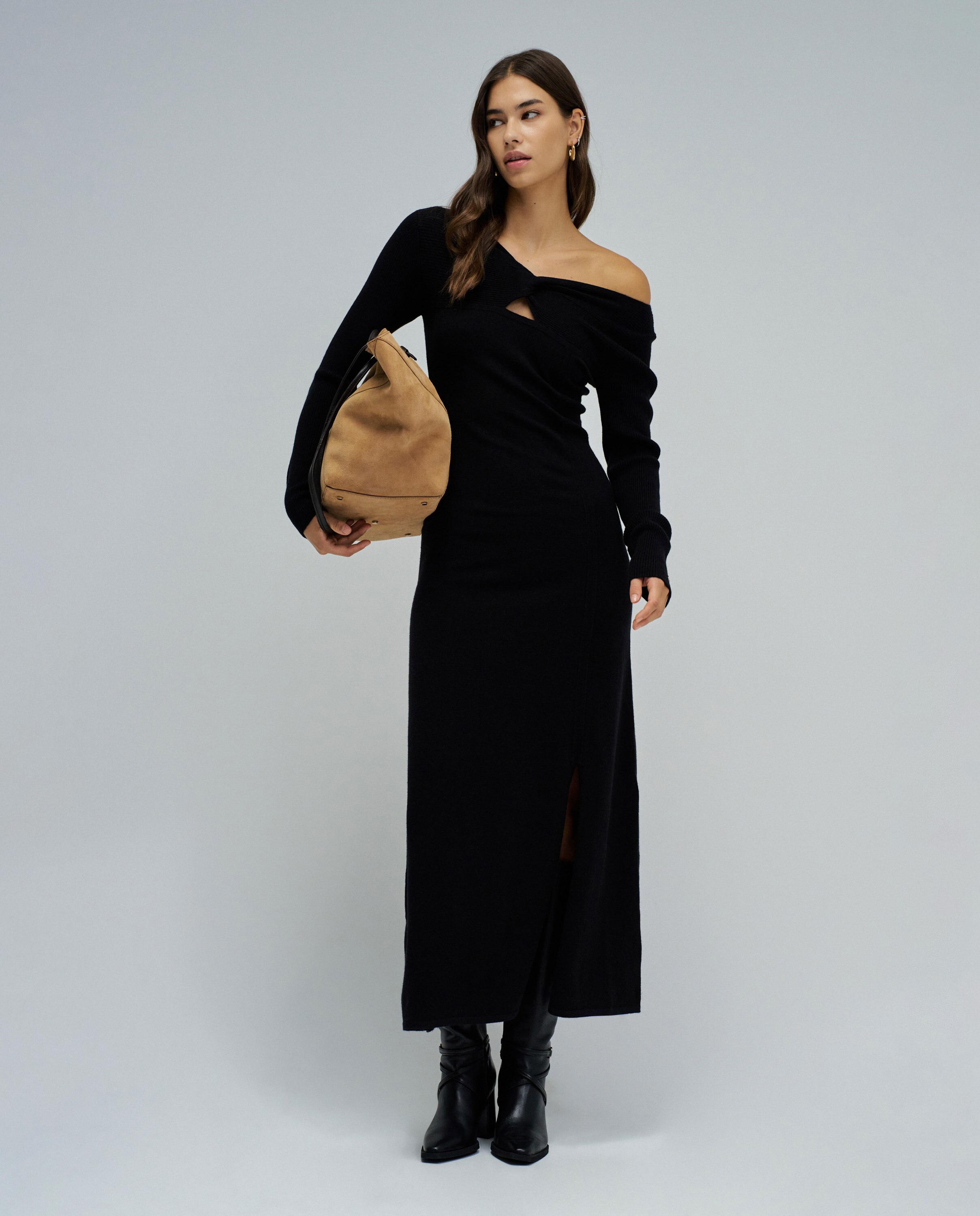 Vestido de Malha Preto-5