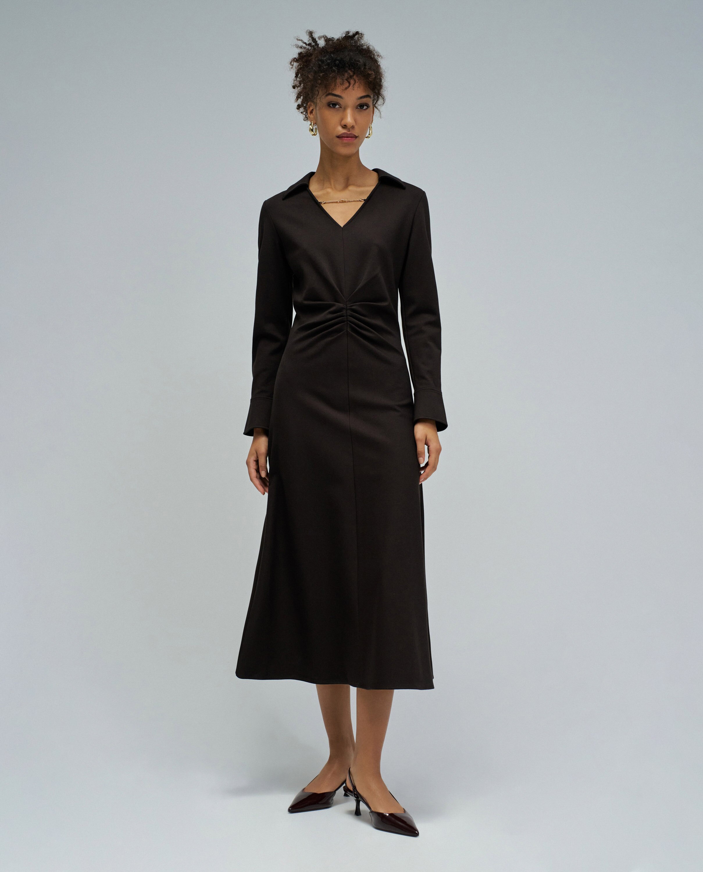 Imagem 0 de Vestido Midi em Malha