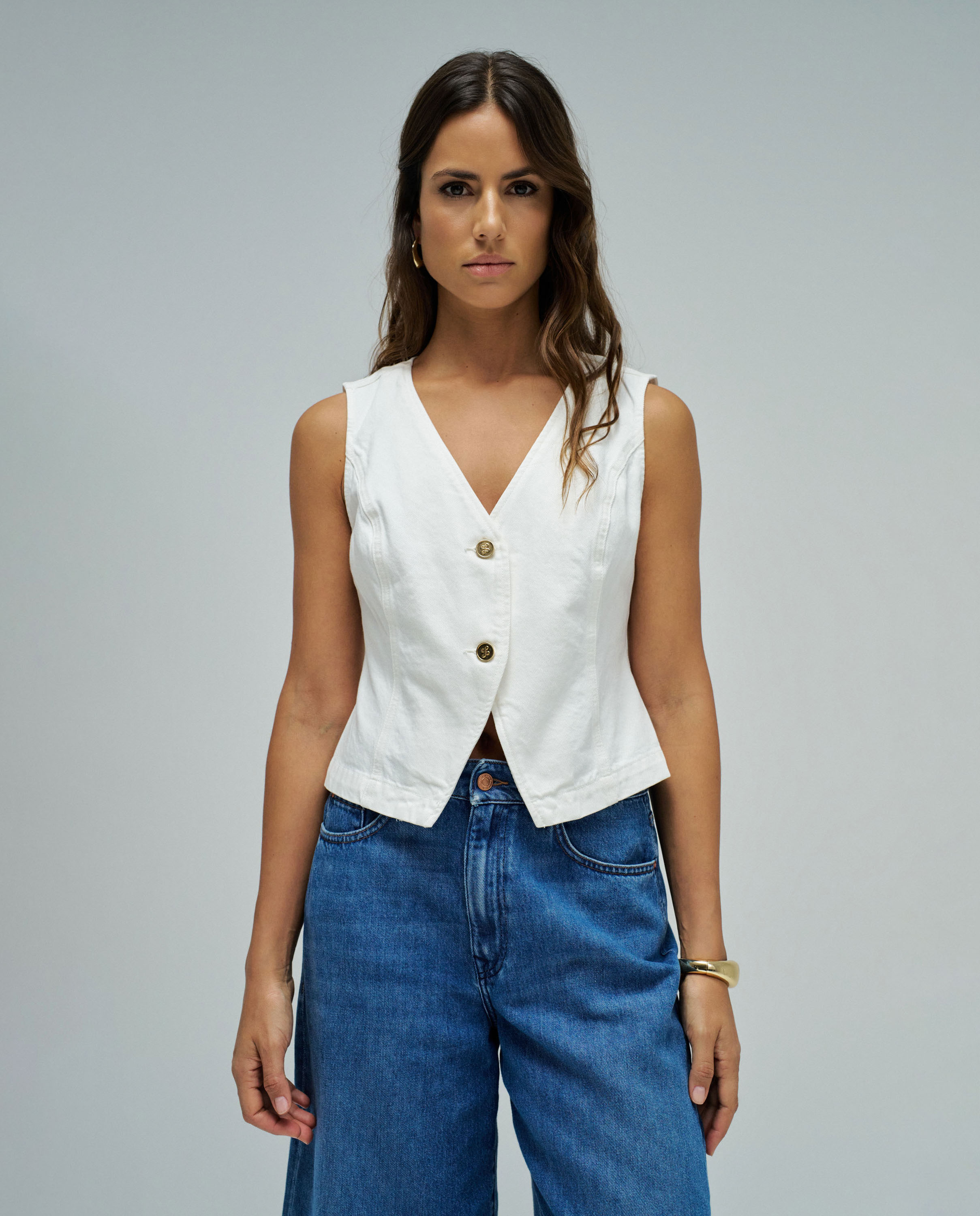 Imagem 0 de Colete em Denim