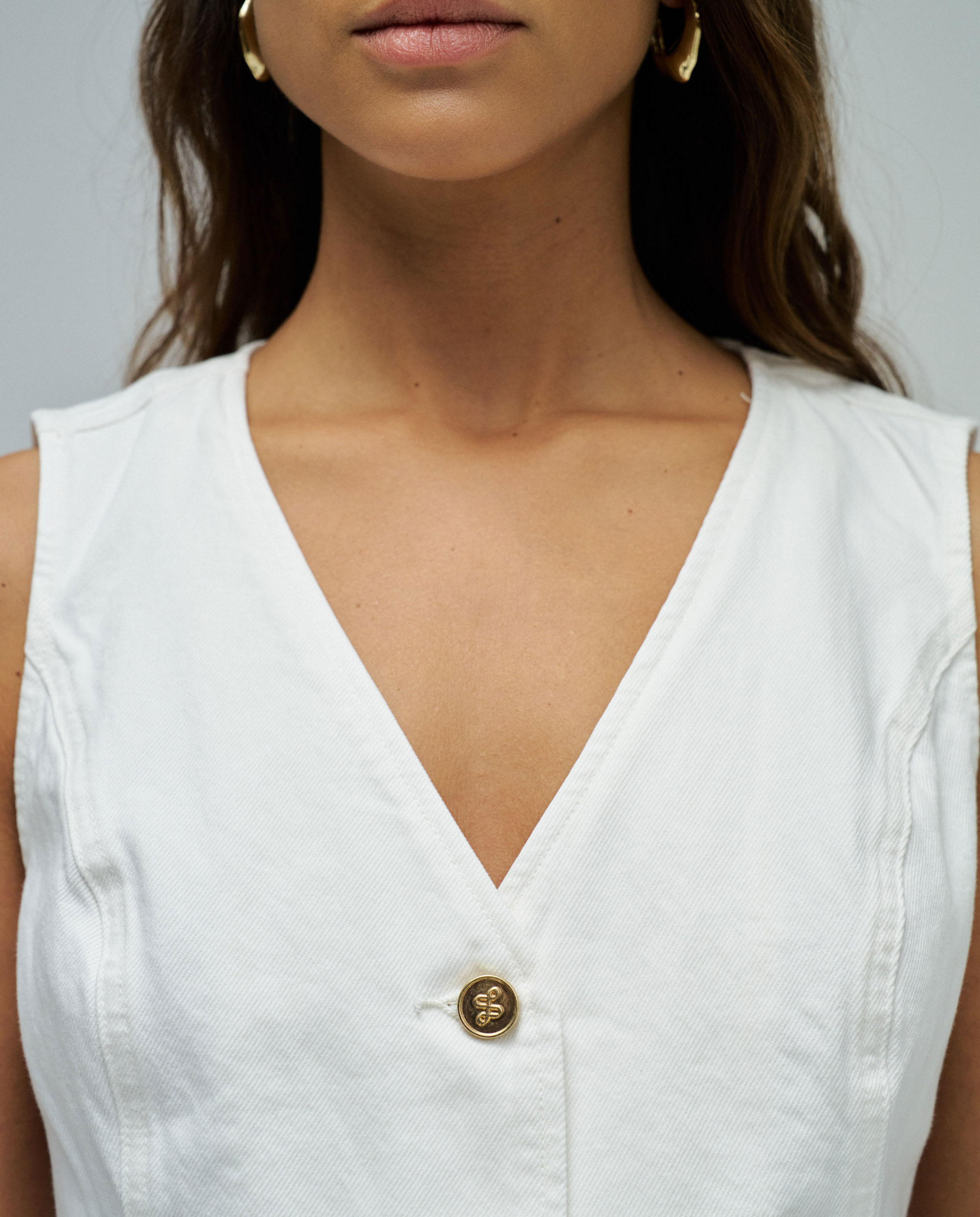 Colete em Denim Natural-4