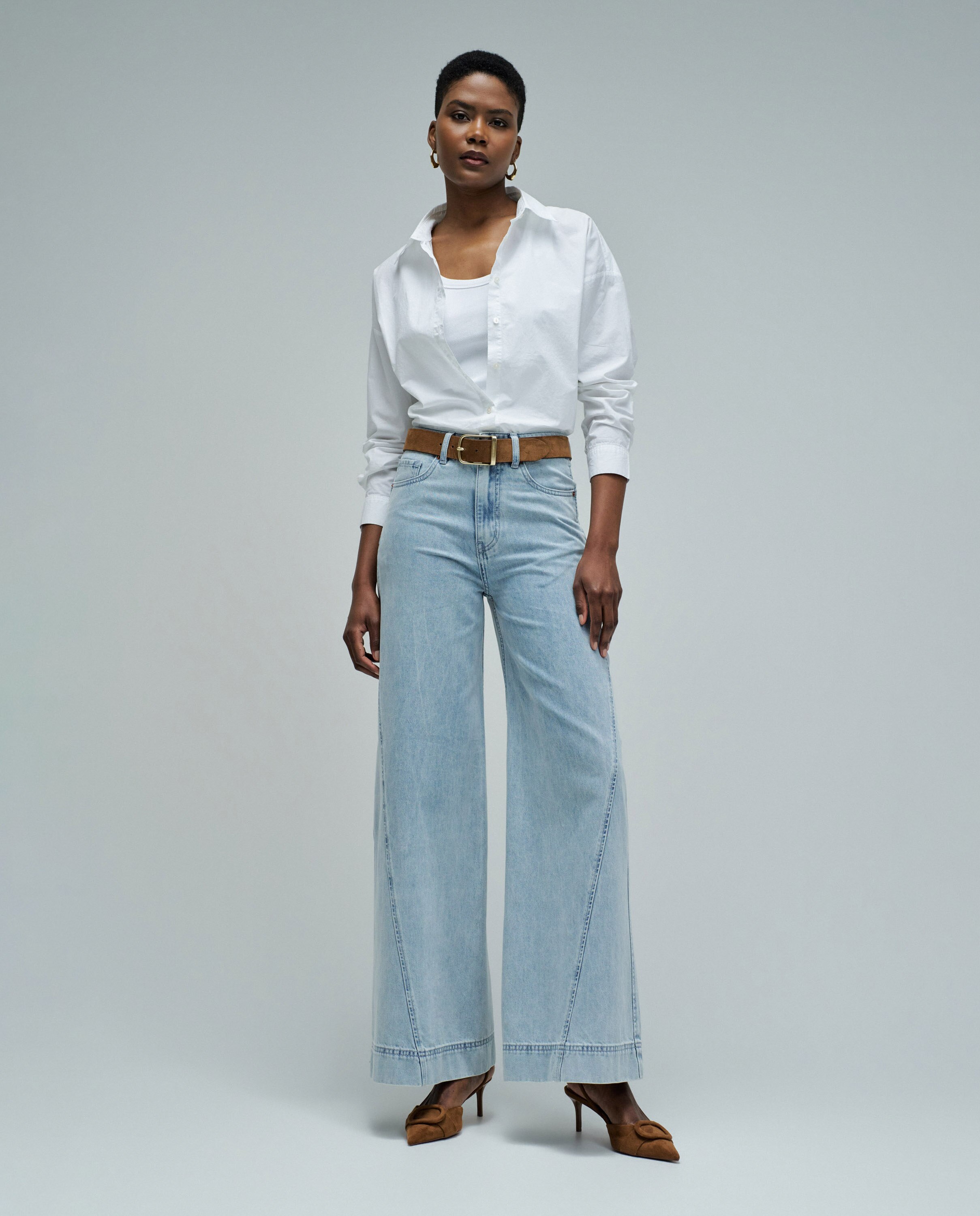 Jeans Super Wide Leg Azul-1