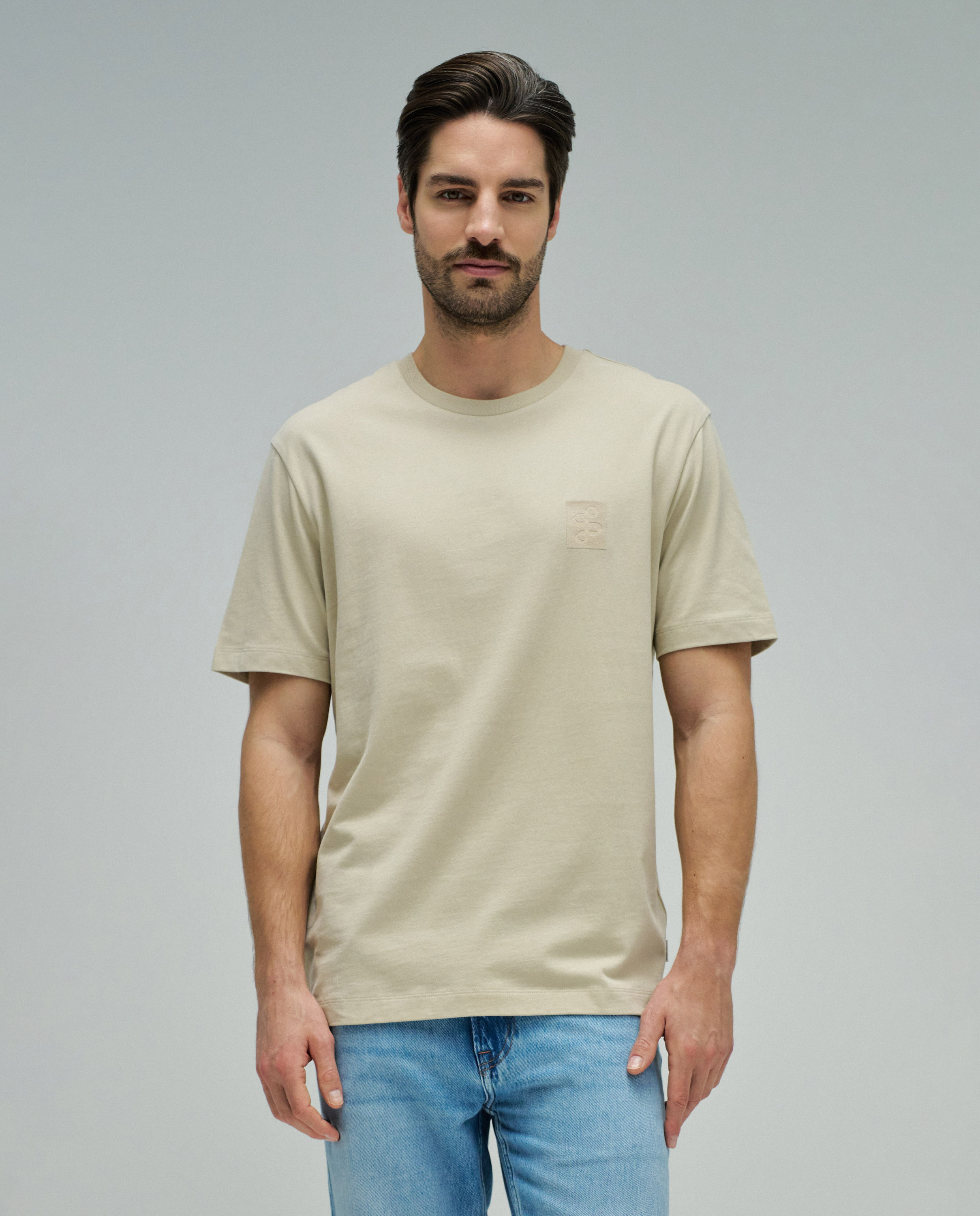 Imagem 0 de T-shirt com Branding de Ajuste Regular