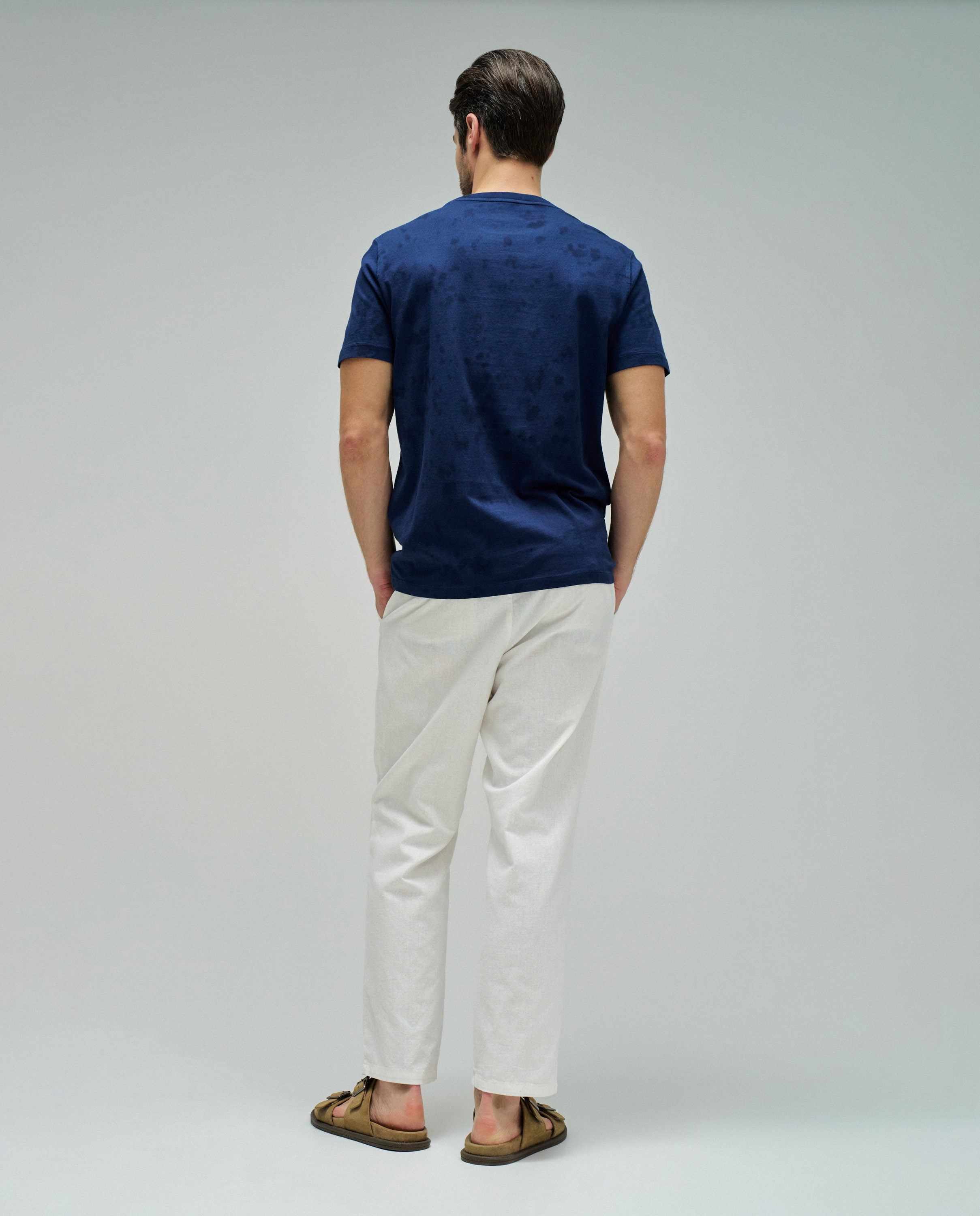 T-shirt com Branding Azul-3