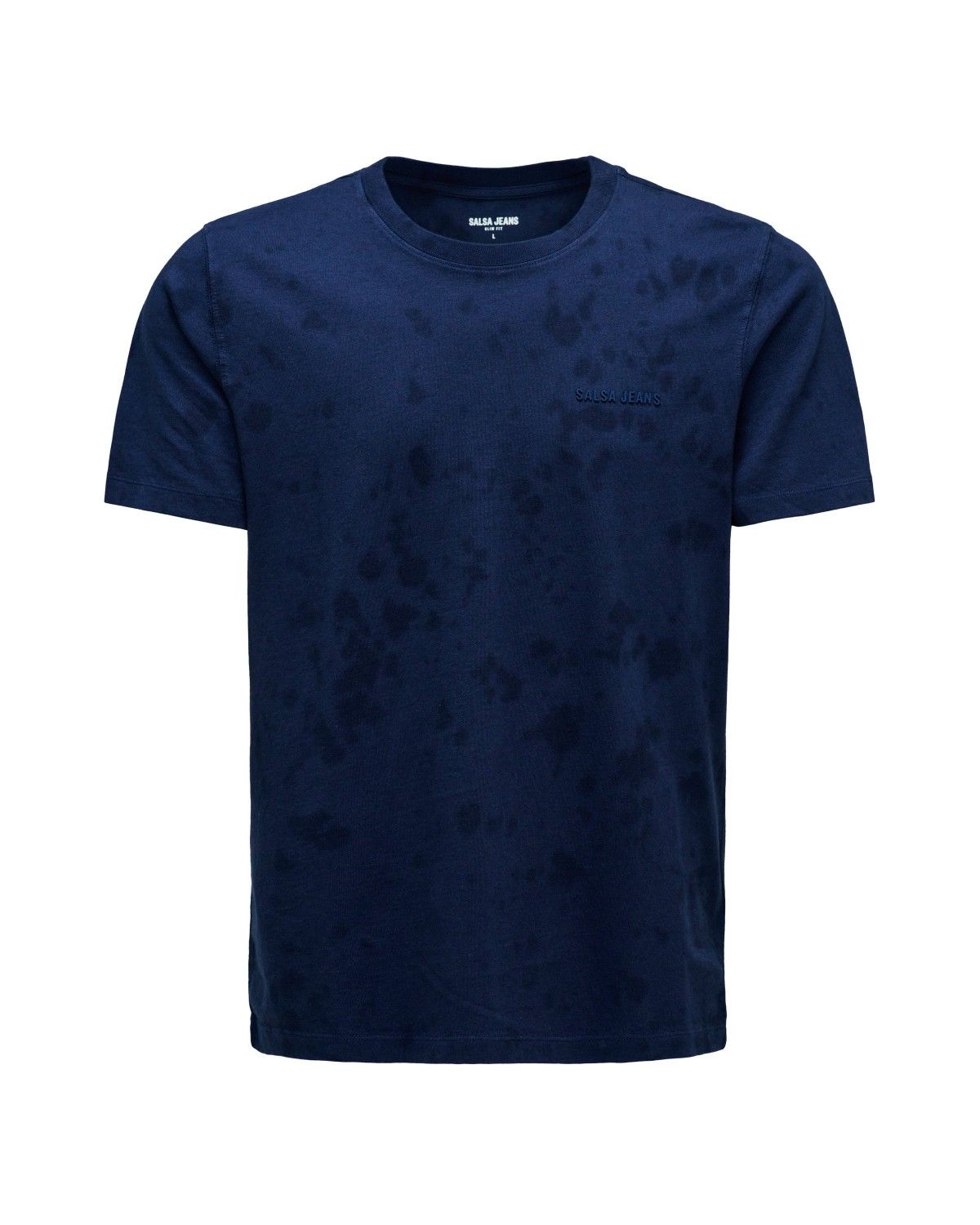 T-shirt com Branding Azul-6