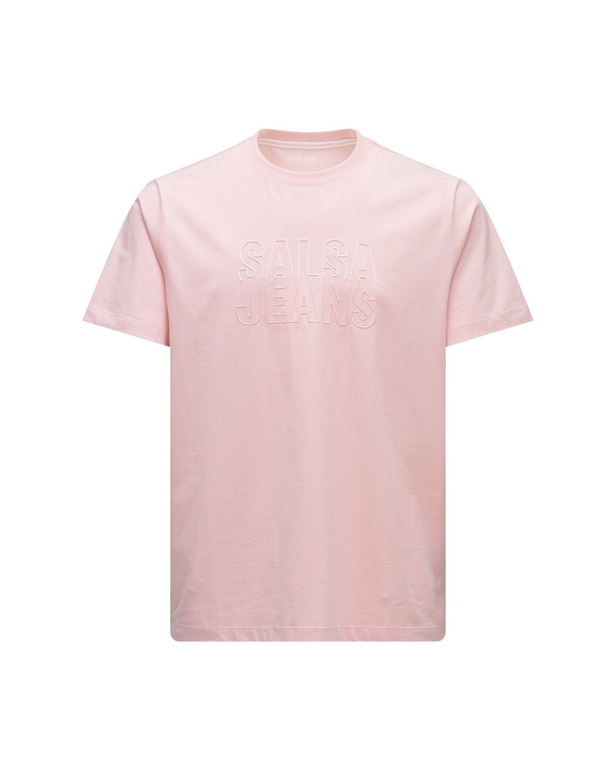 T-shirt com Branding Slim Fit Rosa-6
