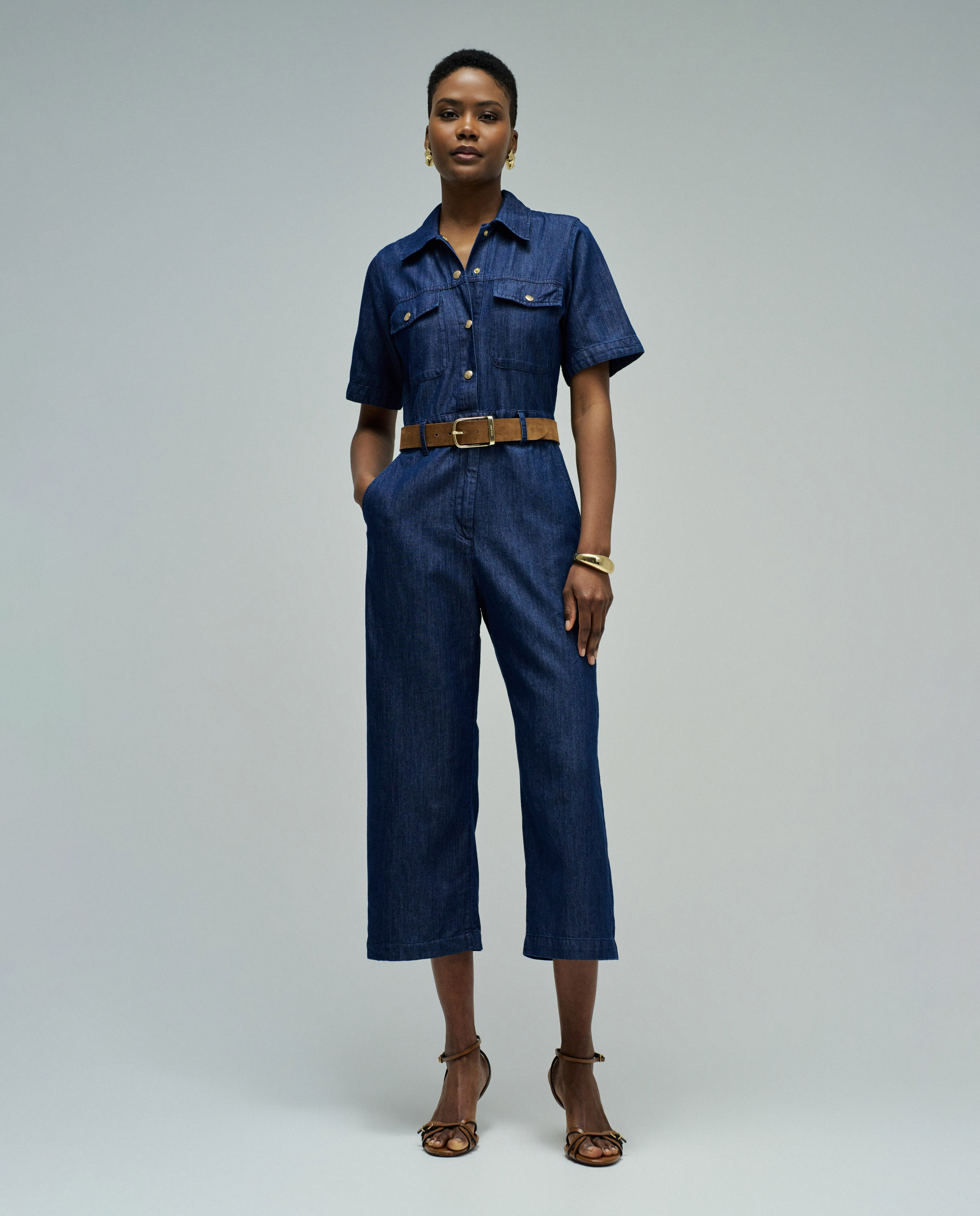 Macacão em Lightdenim Azul-5