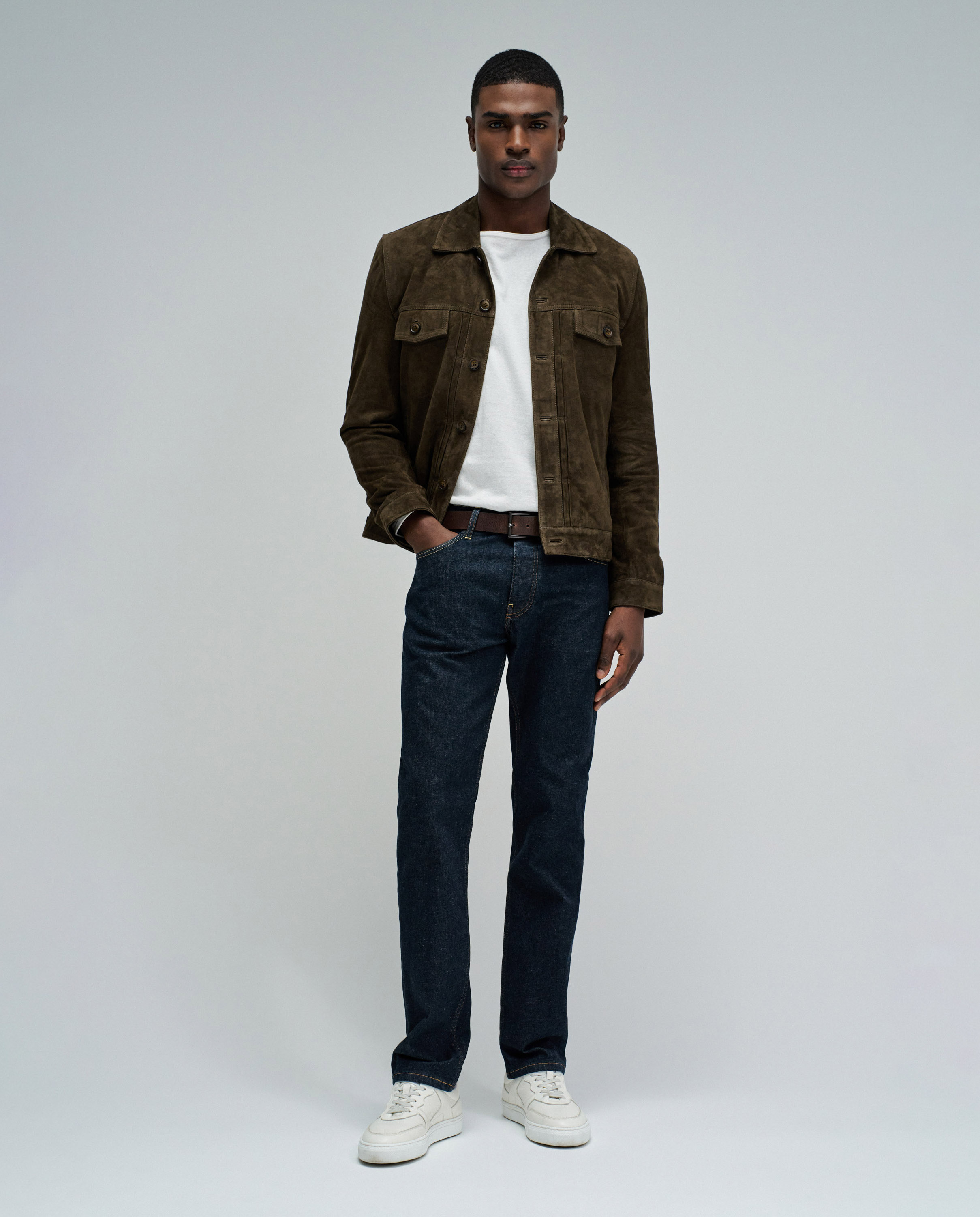 Jeans Regular com Design Moderno Azul-1