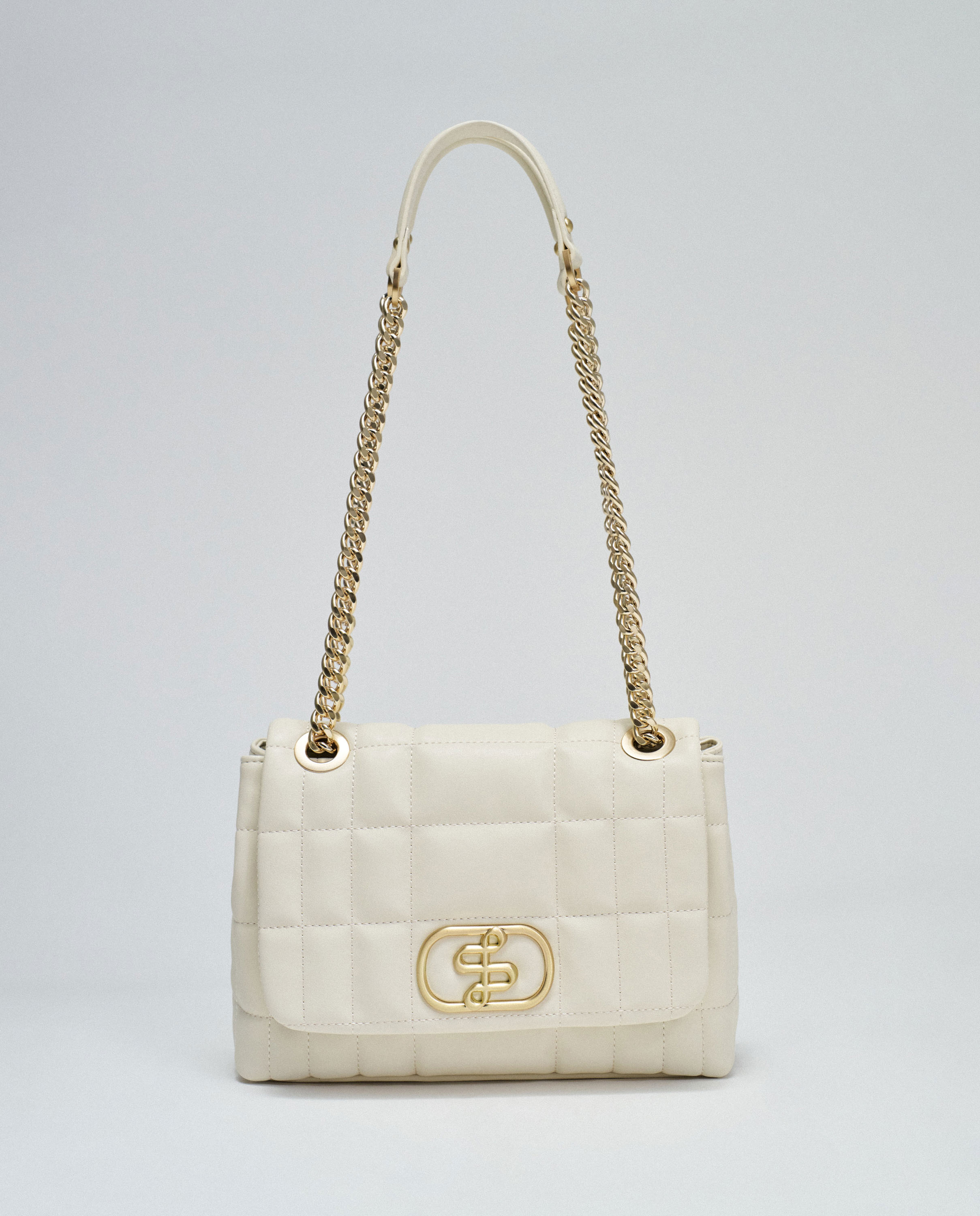 Mala Acolchoada Efeito Pele Natural-4