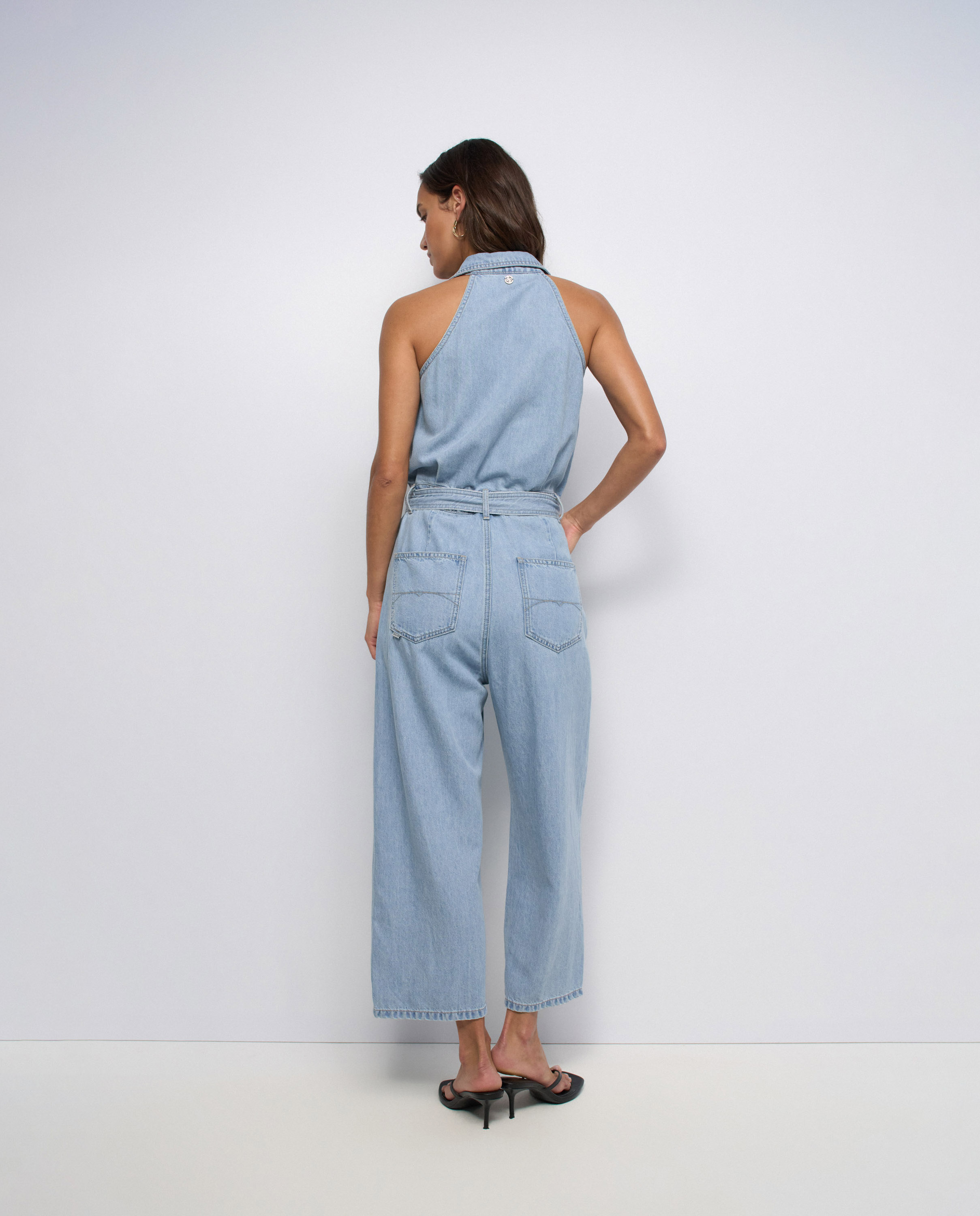 Macacão em Lightdenim Azul-3