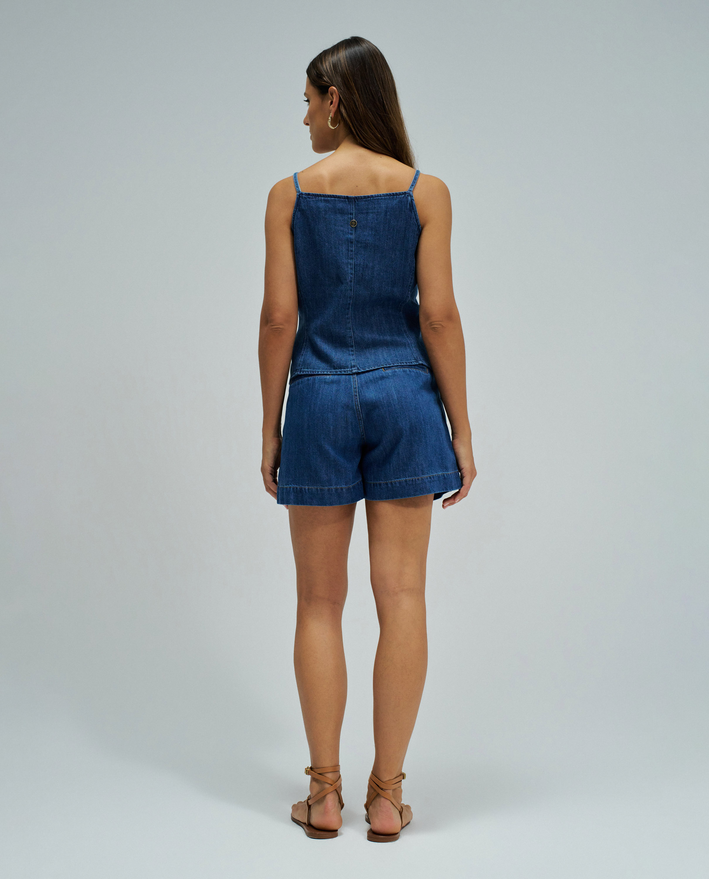 Top em Denim Azul-3