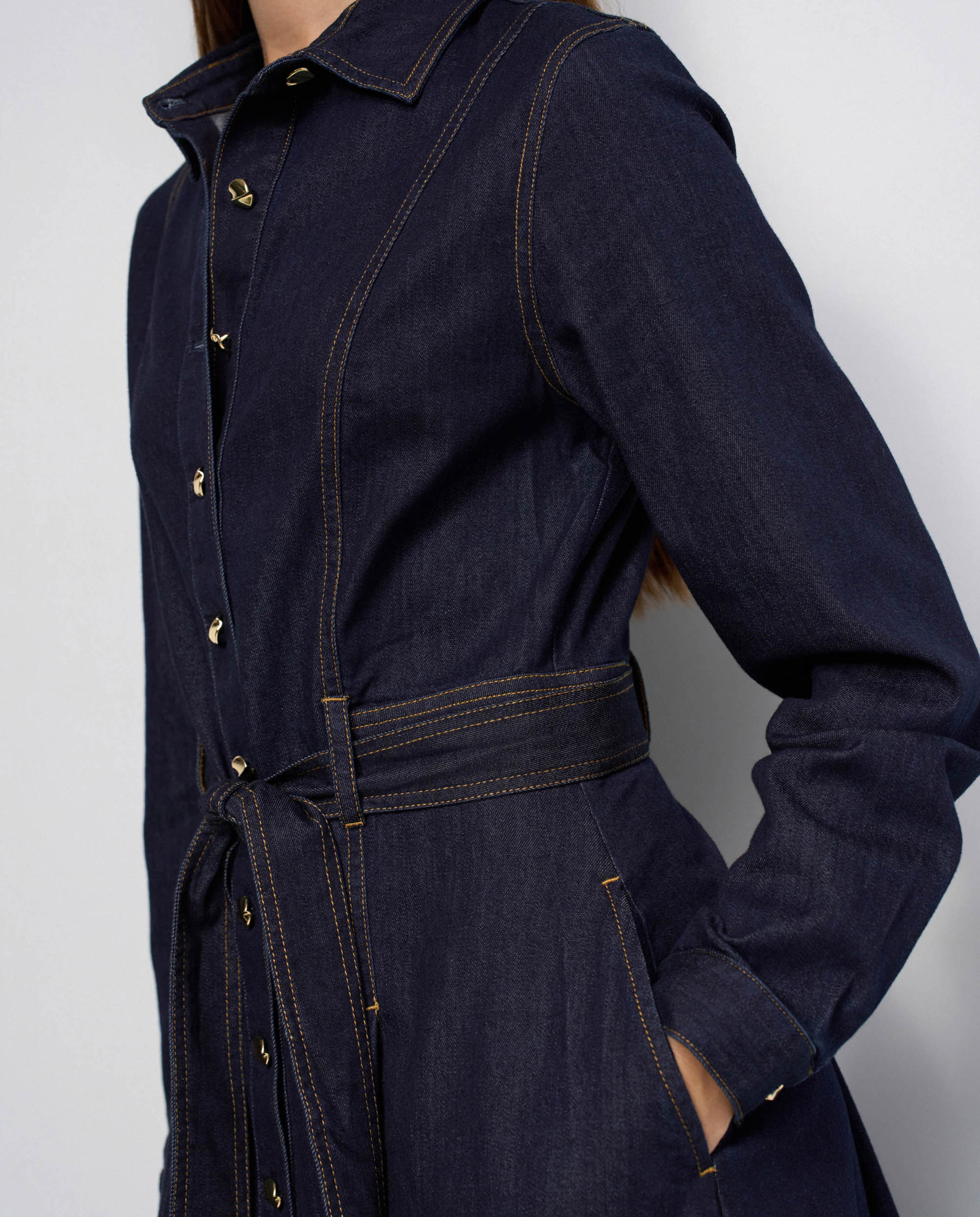 Vestido Jeans Midi Azul-4