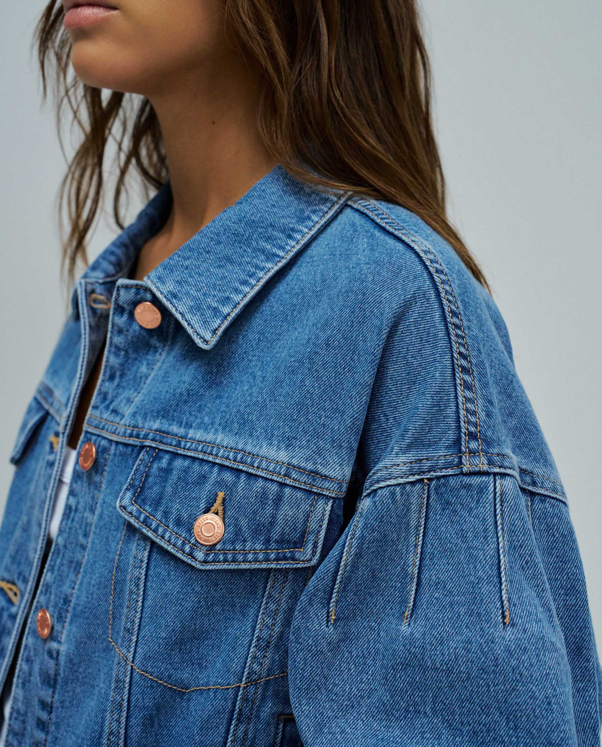Casaco Jeans Azul-4