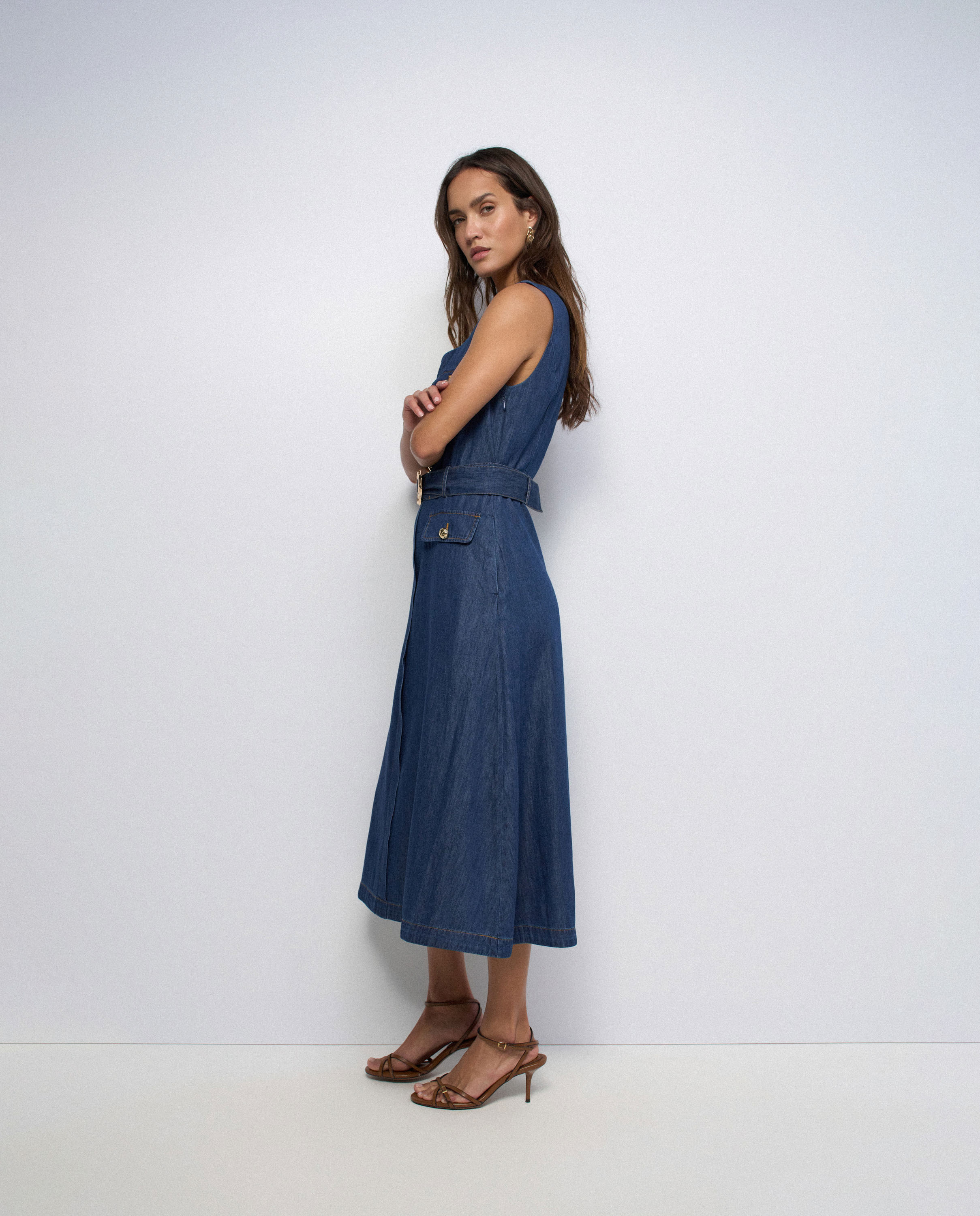 Vestido Light Denim Azul-2