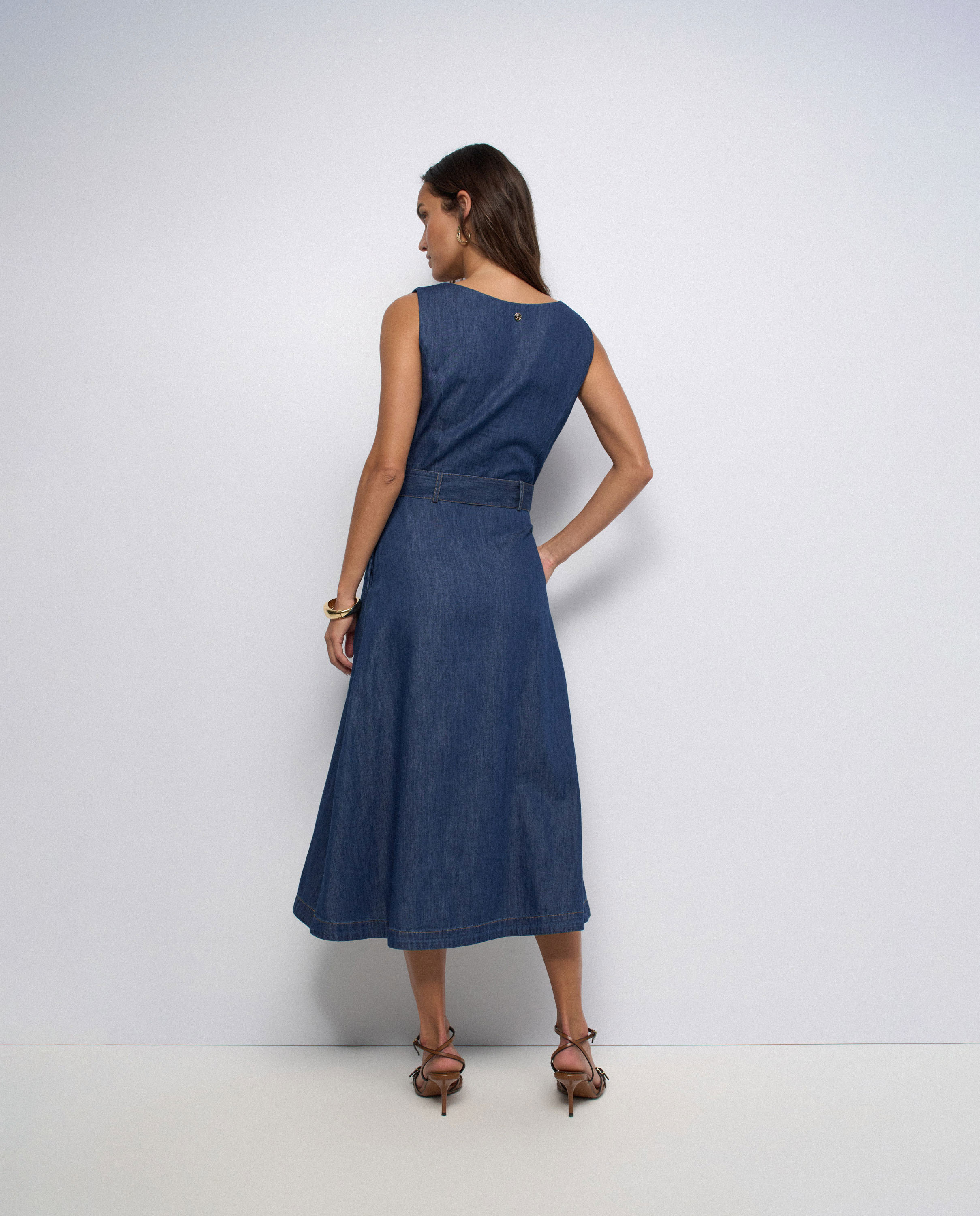 Vestido Light Denim Azul-3