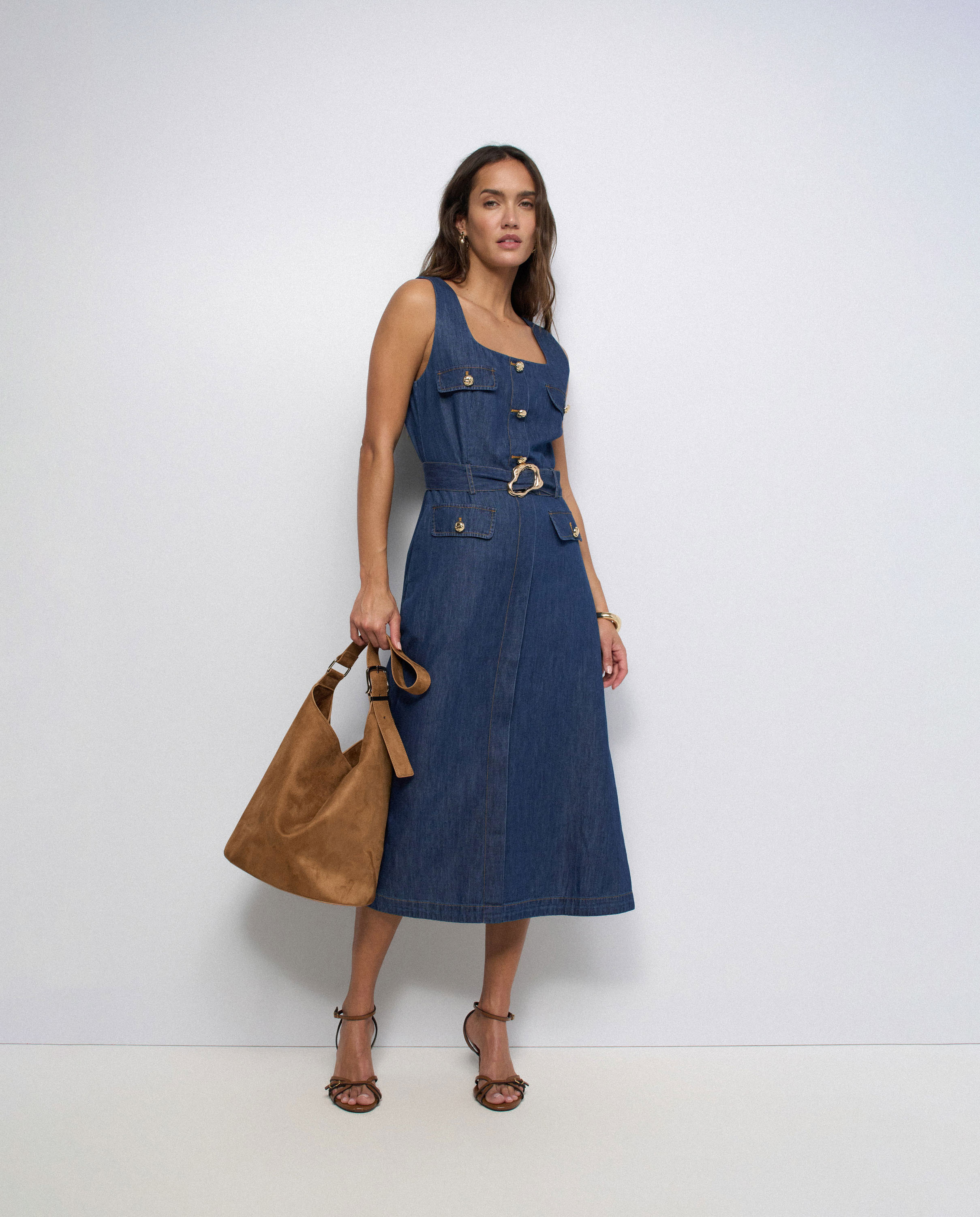 Vestido Light Denim Azul-5