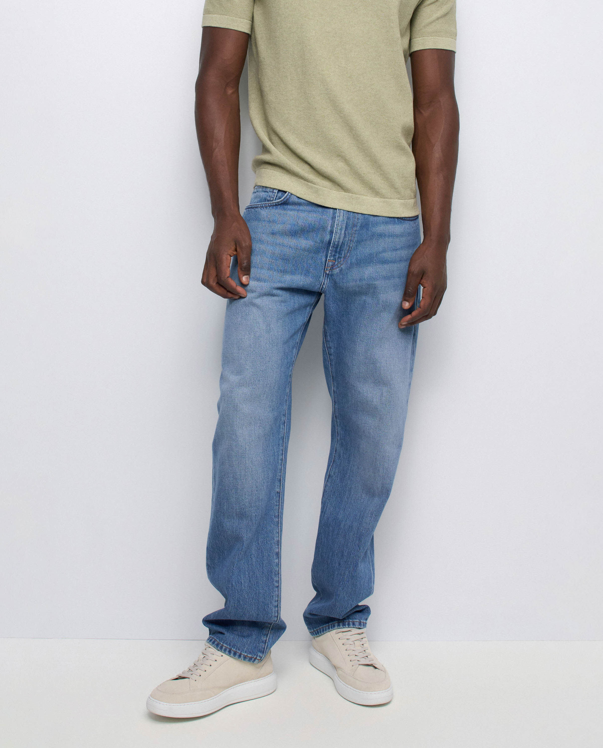 Jeans Regular Fit Azul-5