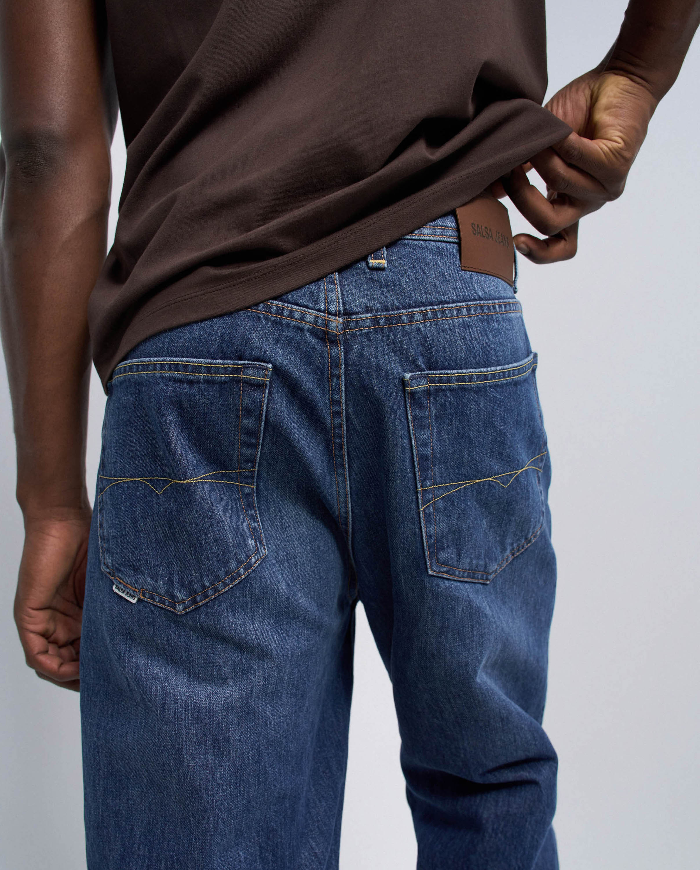 Jeans Loose Fit Azul-4