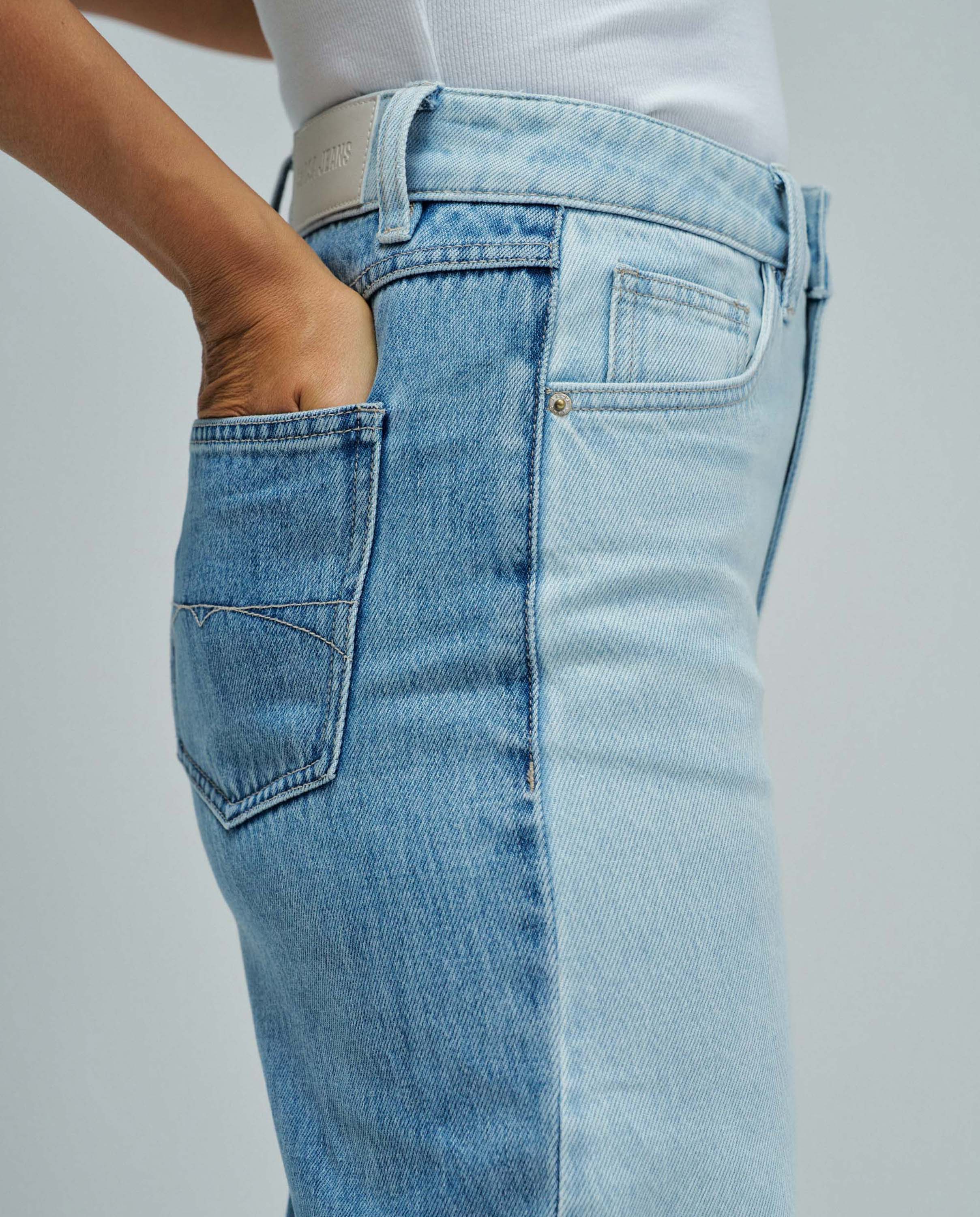 Jeans Wide Leg Azul-4