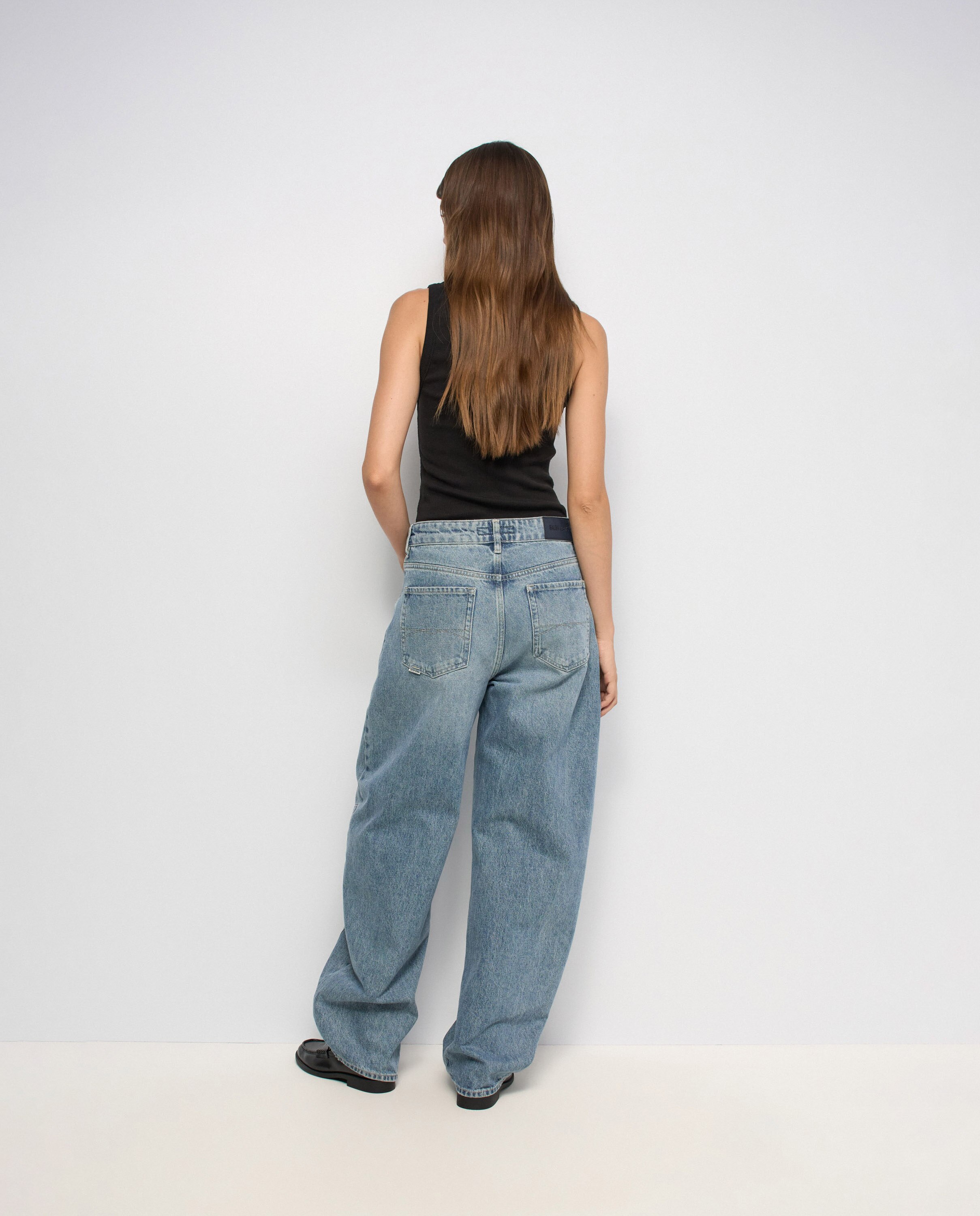 Jeans Barrel Branco-3