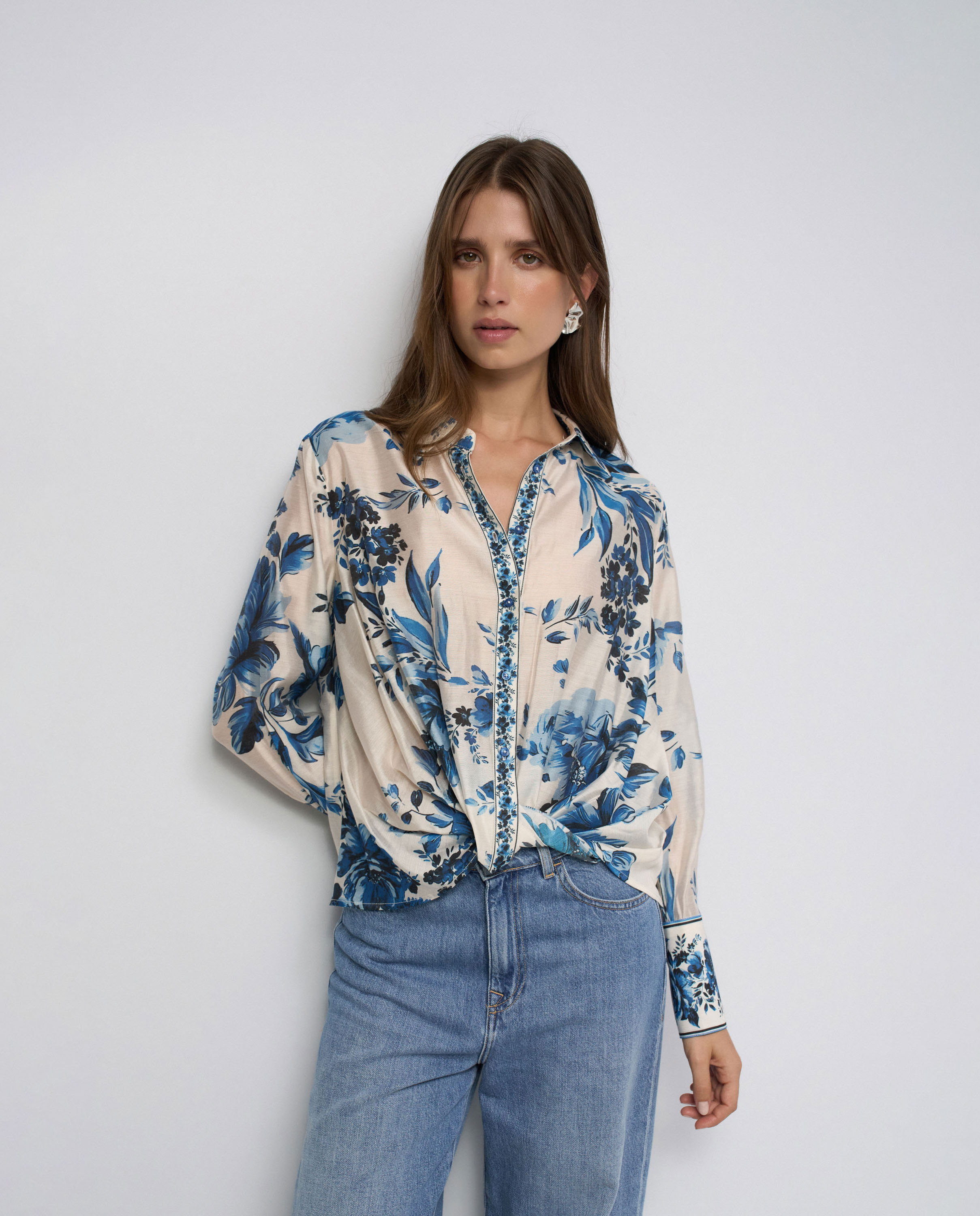 Imagem 0 de Blusa com Estampado Floral