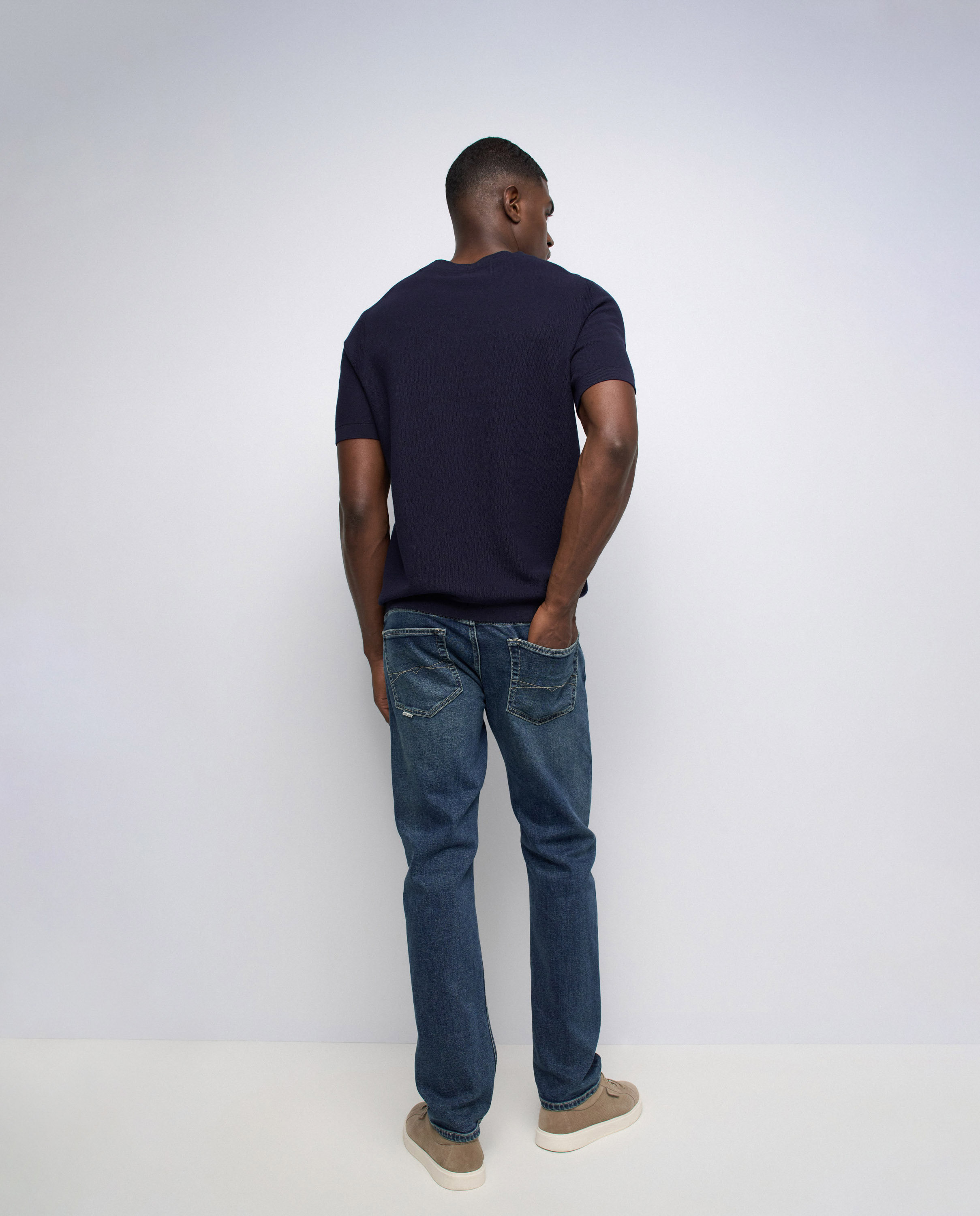 Jeans Regular Fit Azul-3