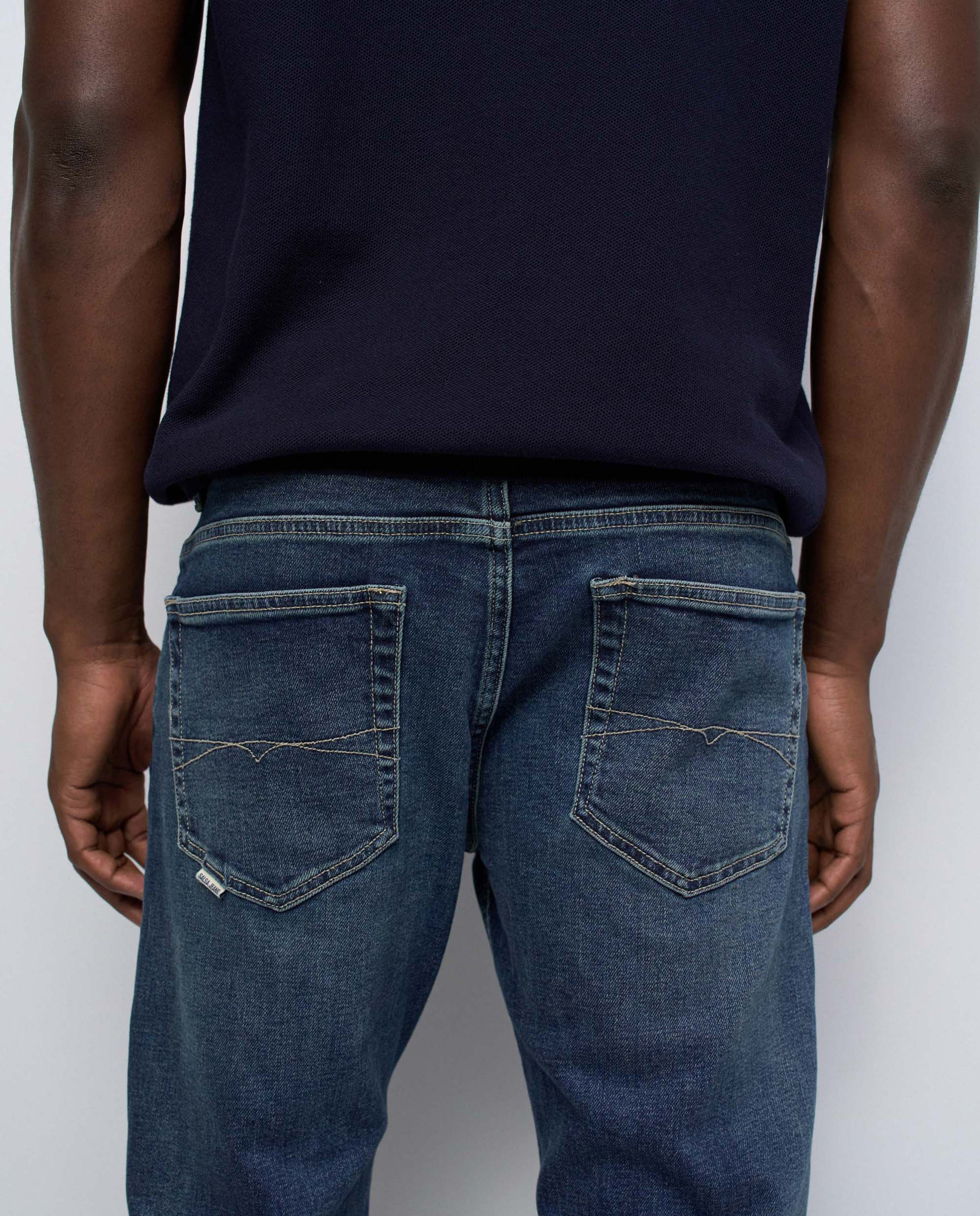 Jeans Regular Fit Azul-4