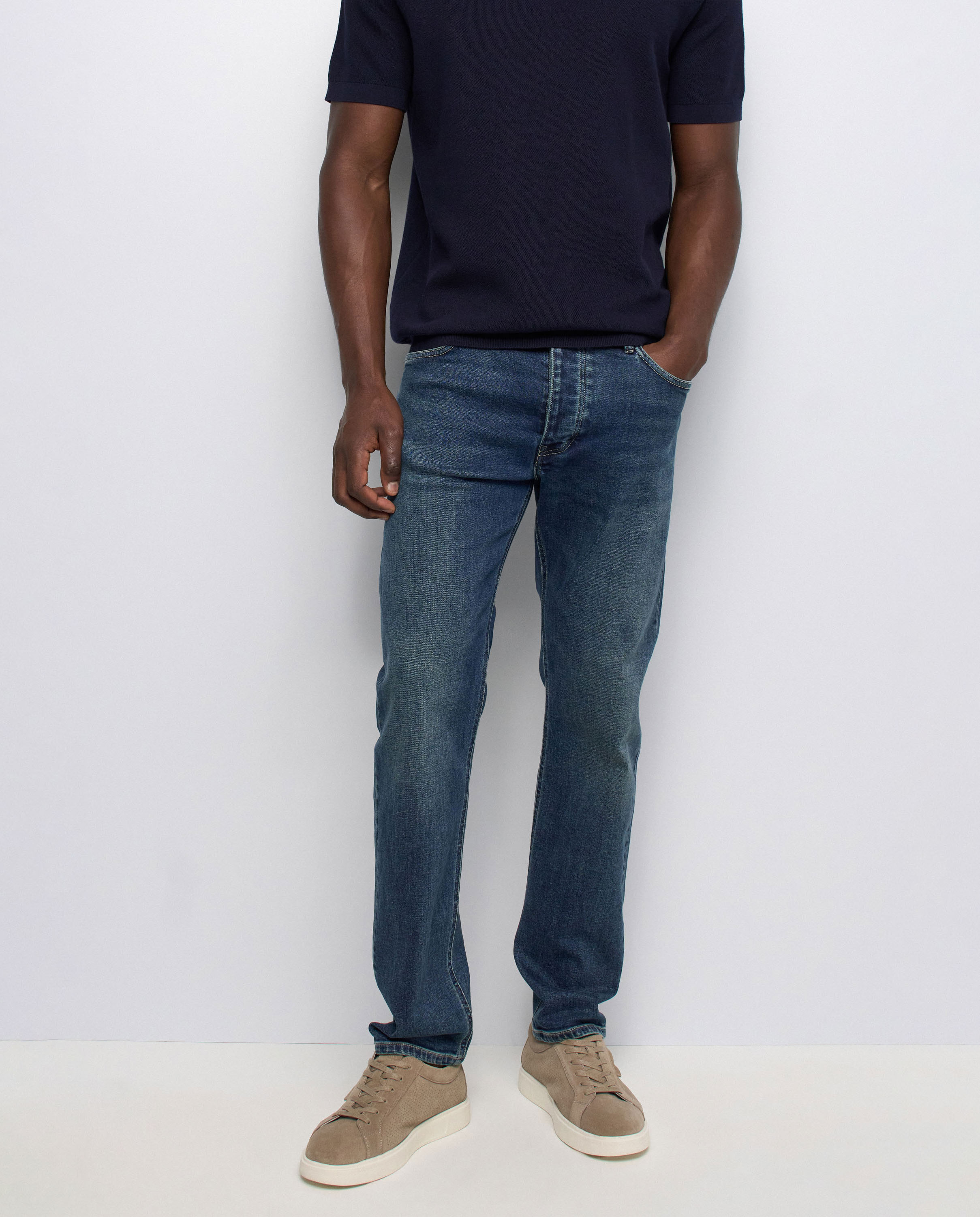 Jeans Regular Fit Azul-5