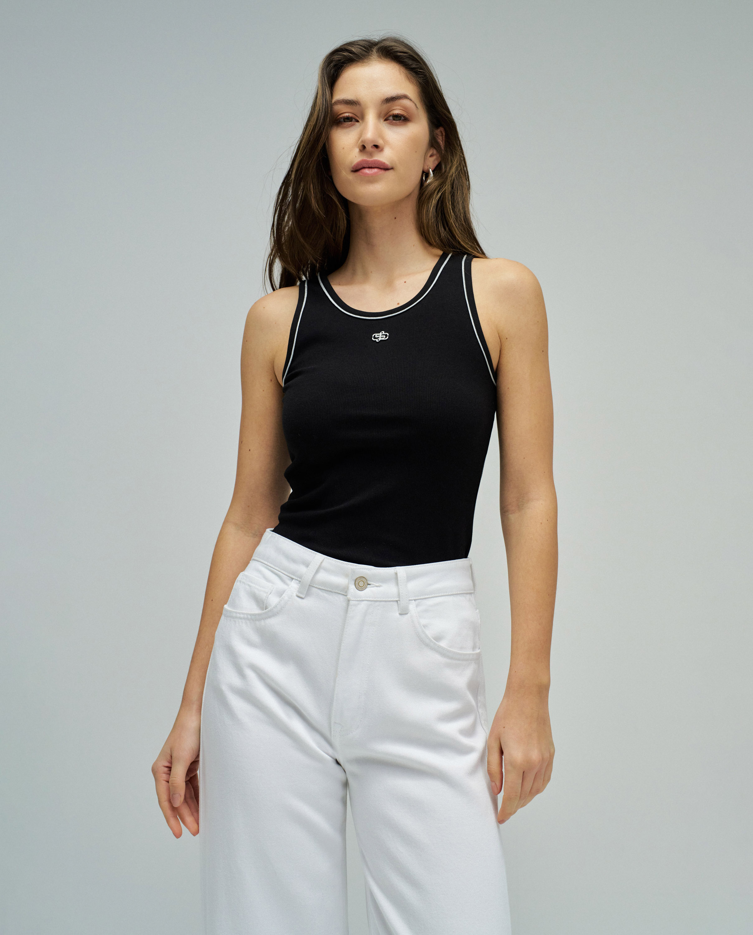 Imagem 0 de T-shirt Básica com Fios de Lurex