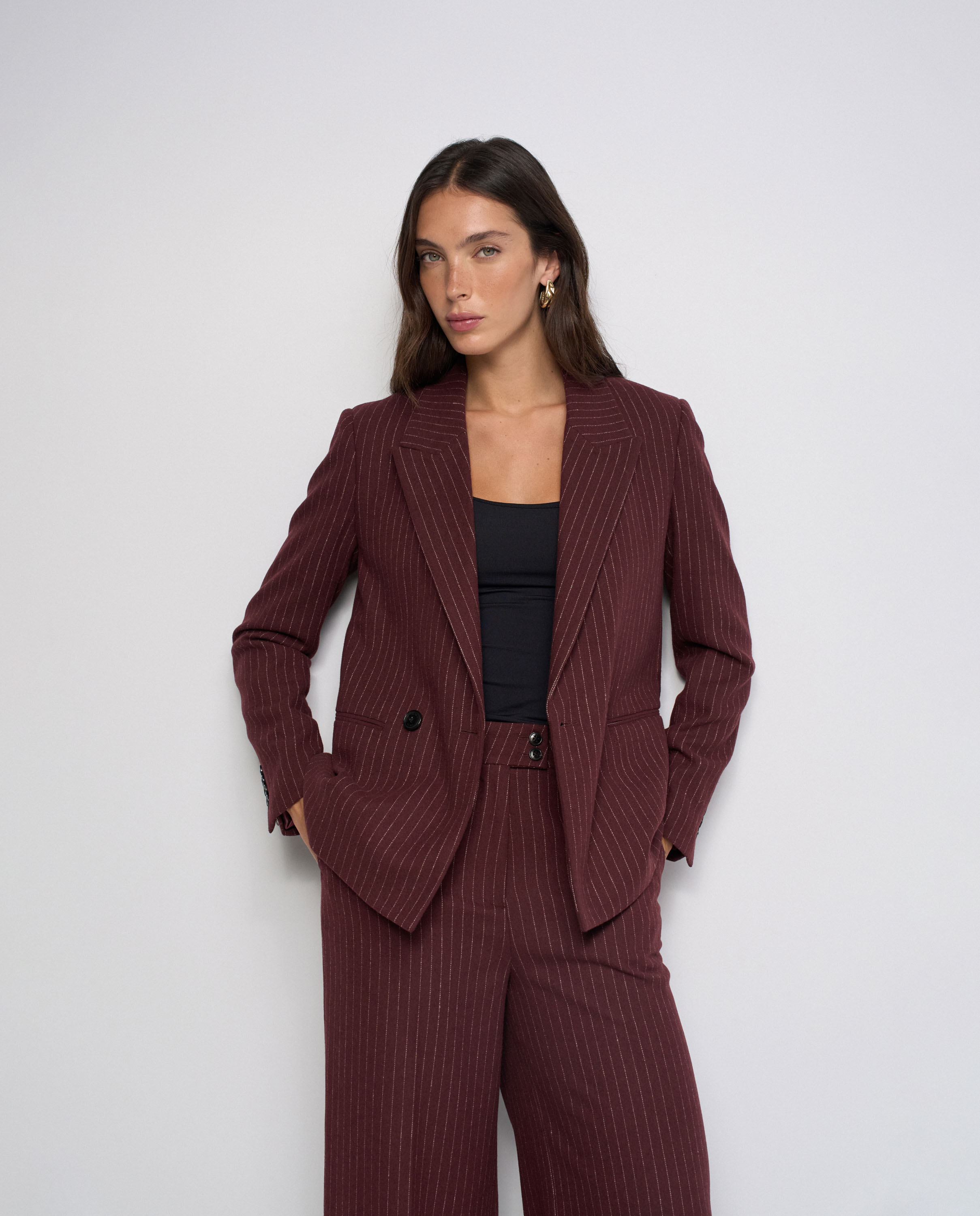Imagem 0 de Blazer Às Riscas