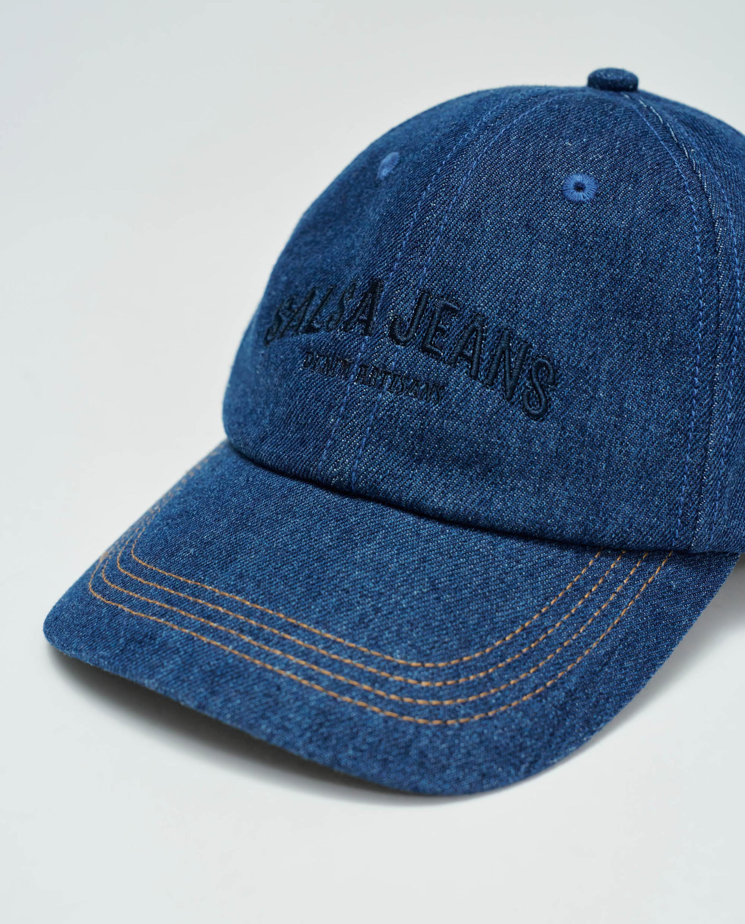 Boné de Denim Azul-4