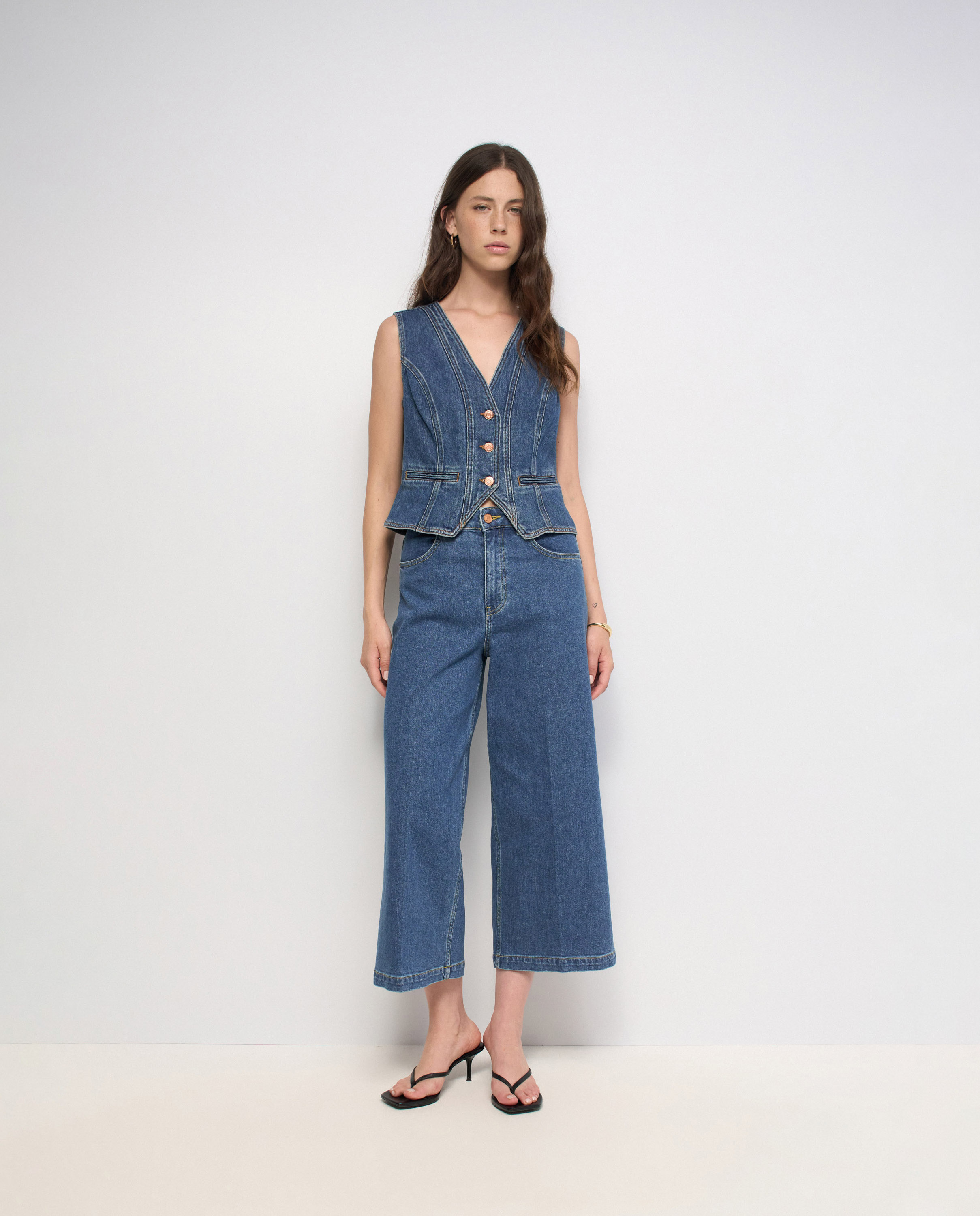 Imagem 0 de Jeans Culotte