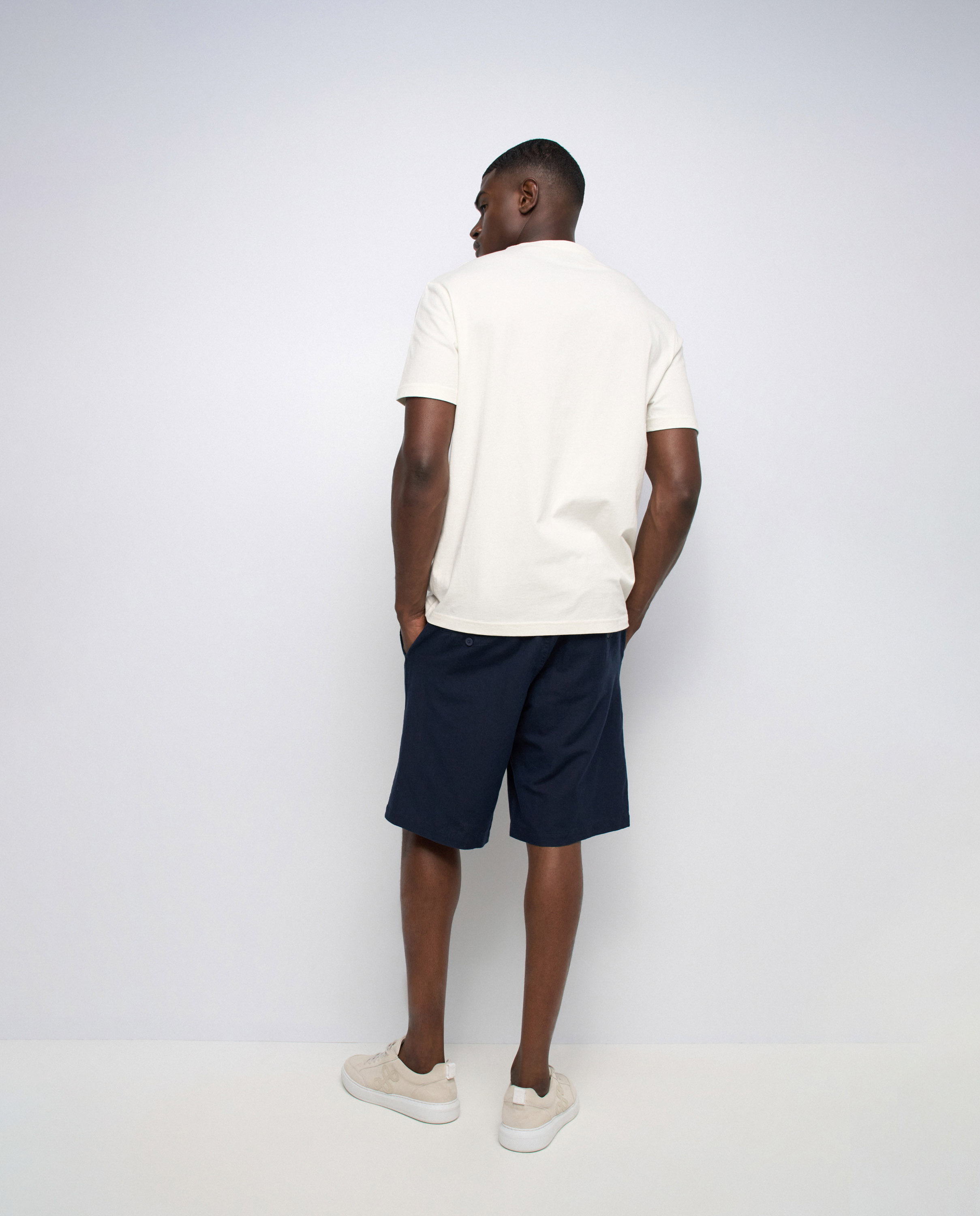 T-shirt com Branding Branco-3