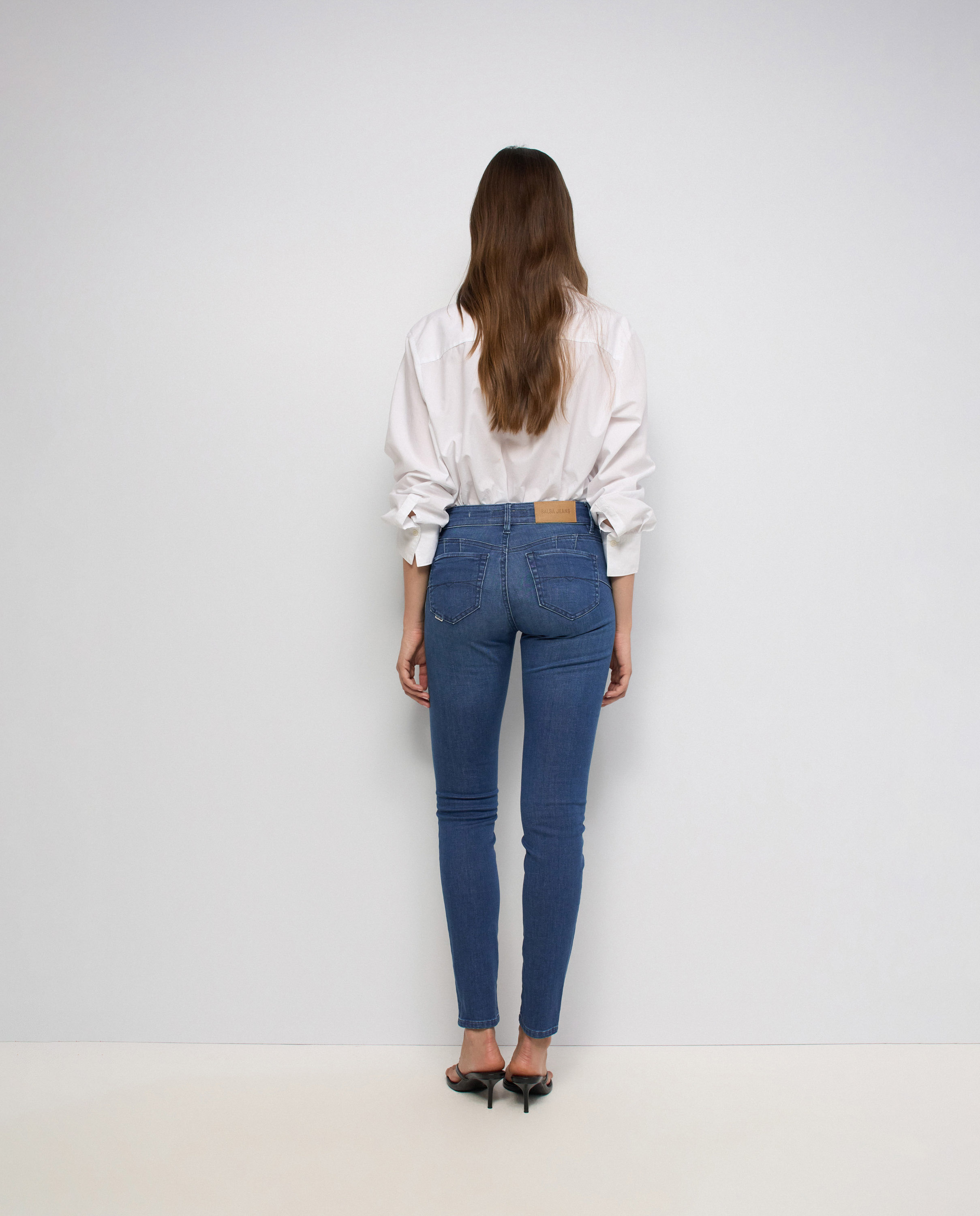 Jeans Wonder Push Up Skinny Soft Touch Azul-3