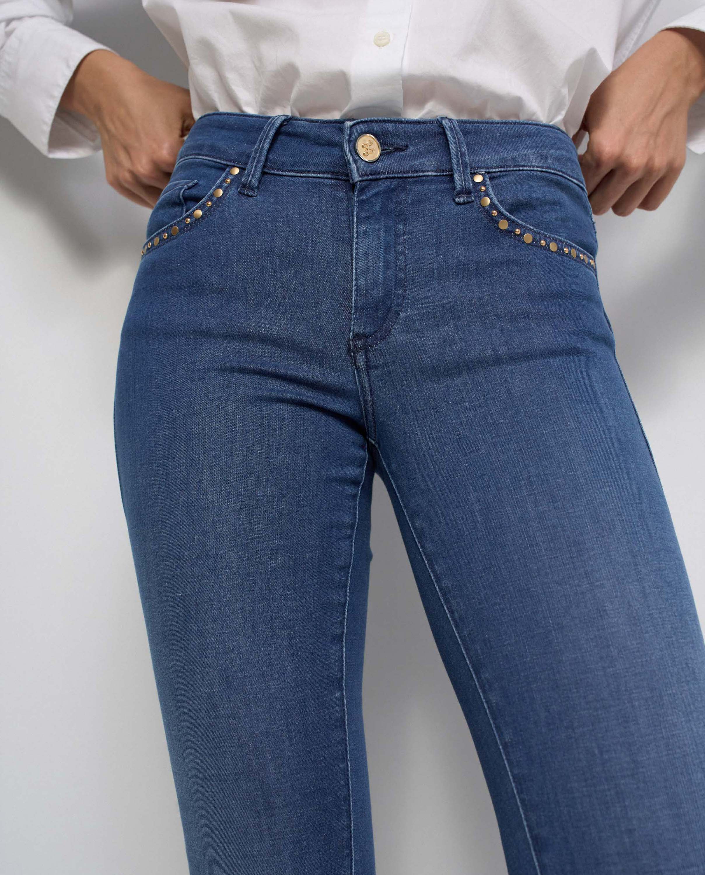 Jeans Wonder Push Up Skinny Soft Touch Azul-4