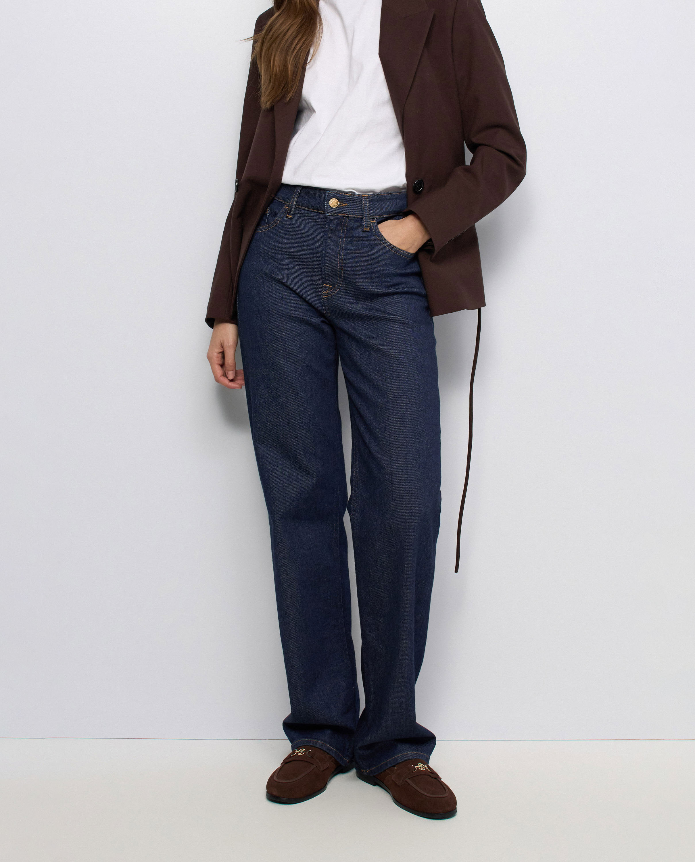 Jeans True Straight Azul-5