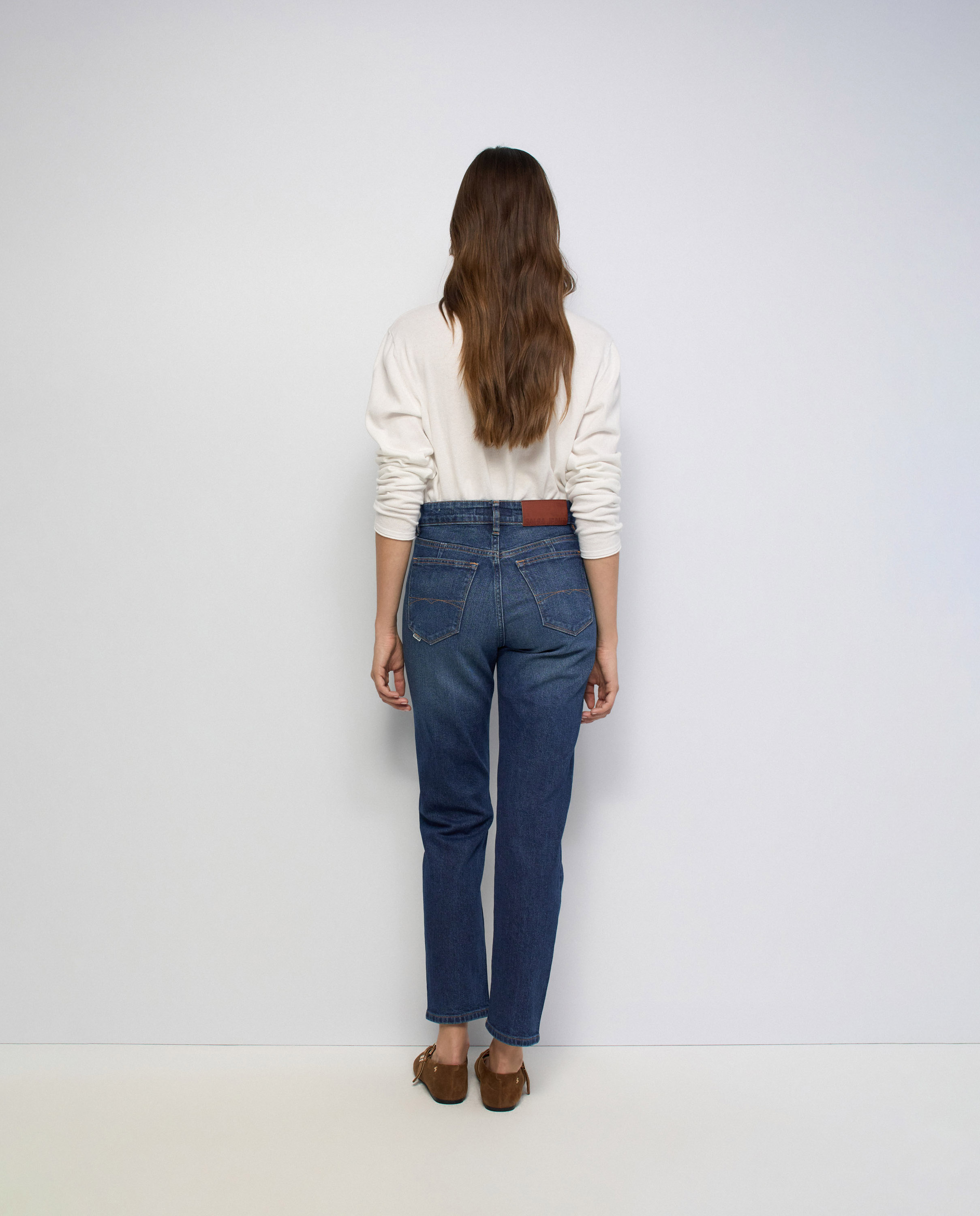 Jeans True Cropped Slim Azul-3