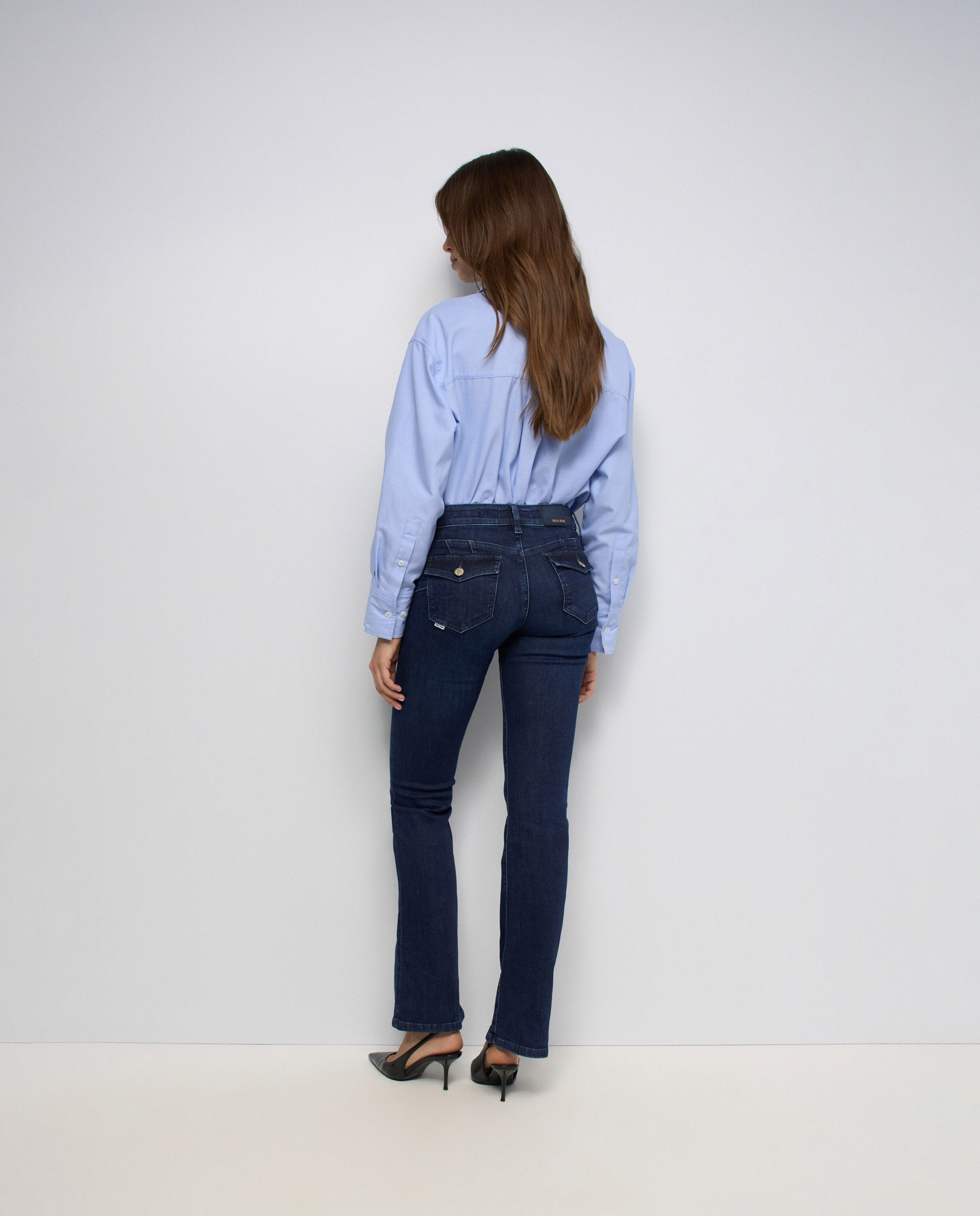 Jeans Wonder Push Up Bootcut Azul-3