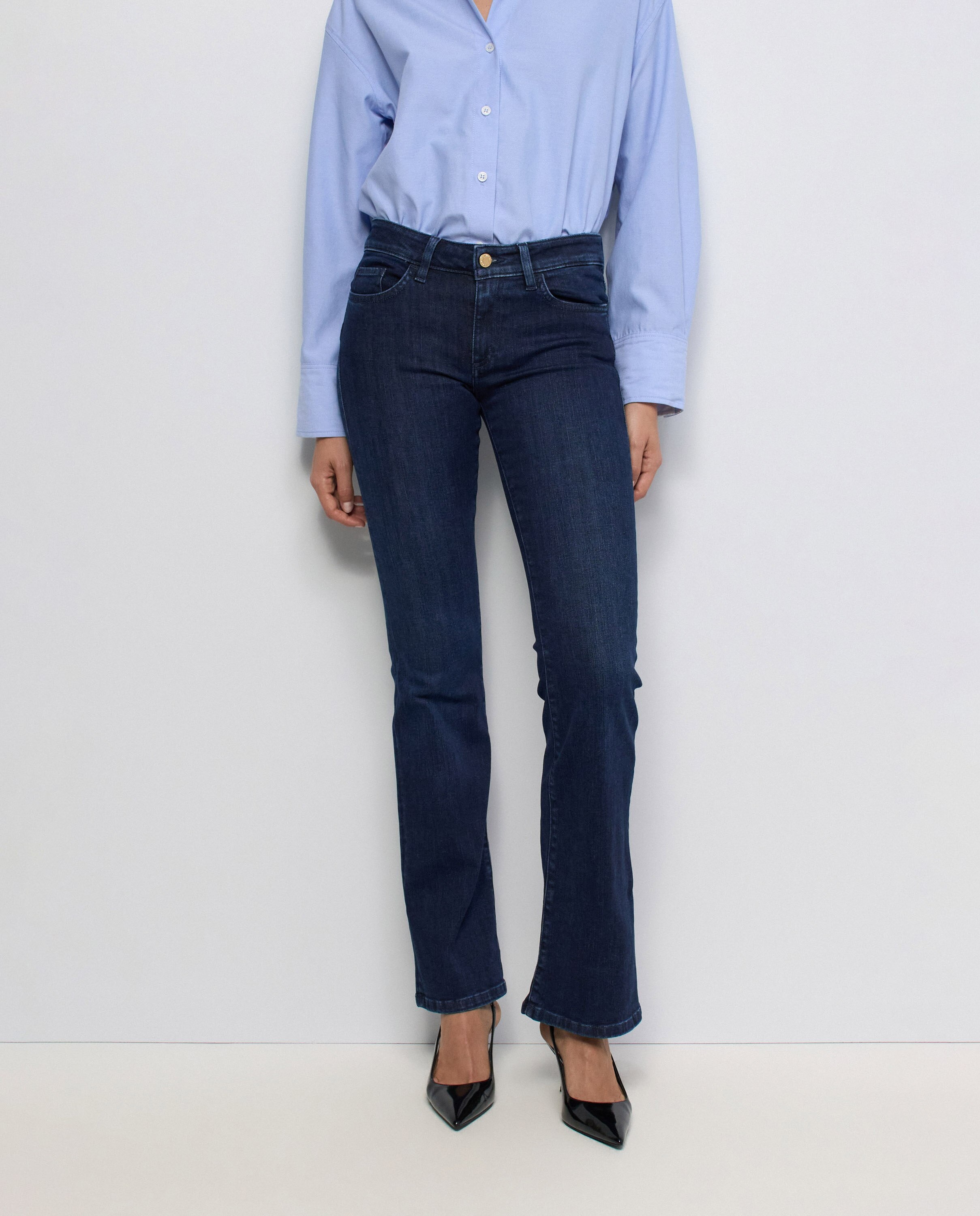 Jeans Wonder Push Up Bootcut Azul-5
