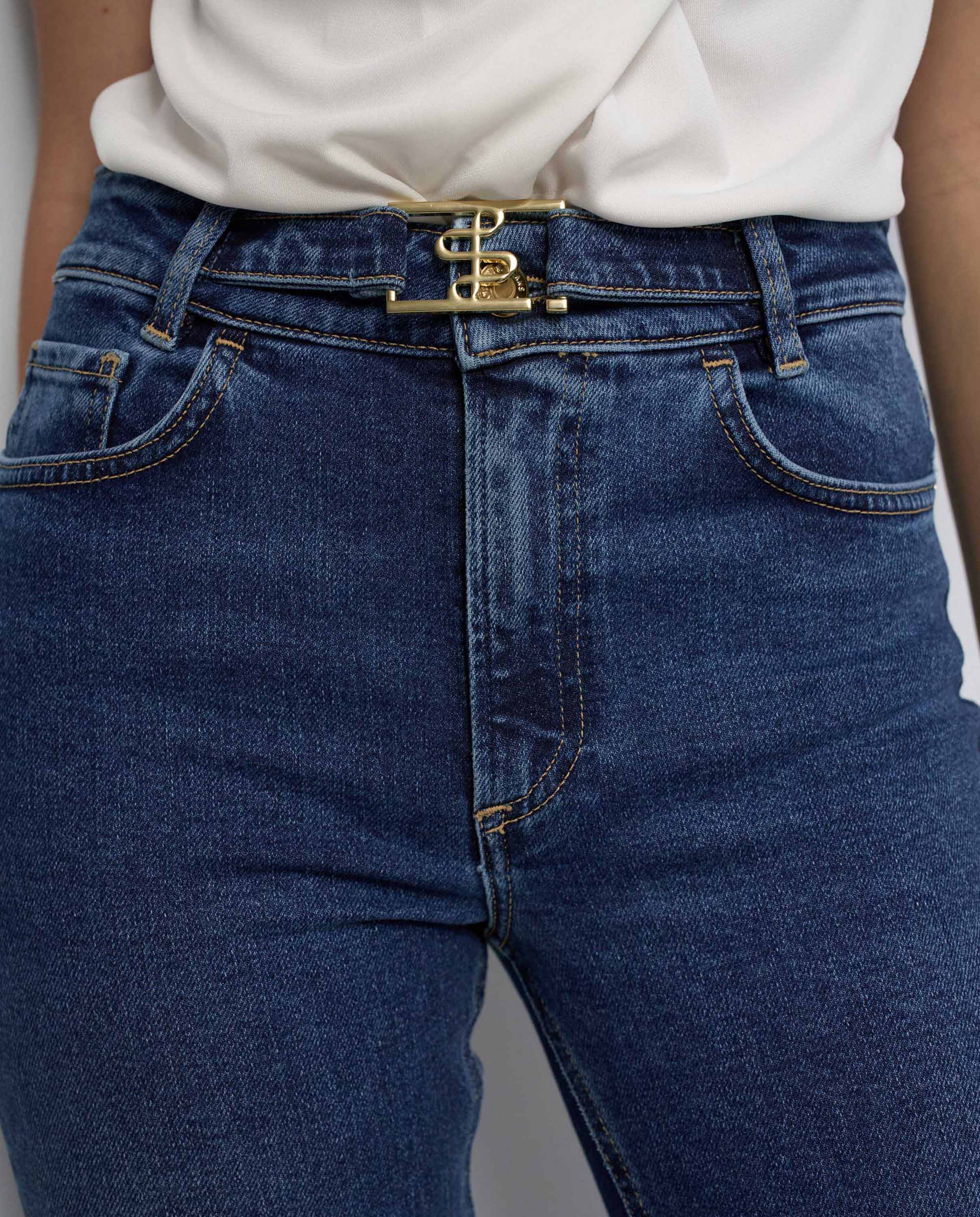 Jeans Destiny Push Up Bootcut Azul-4