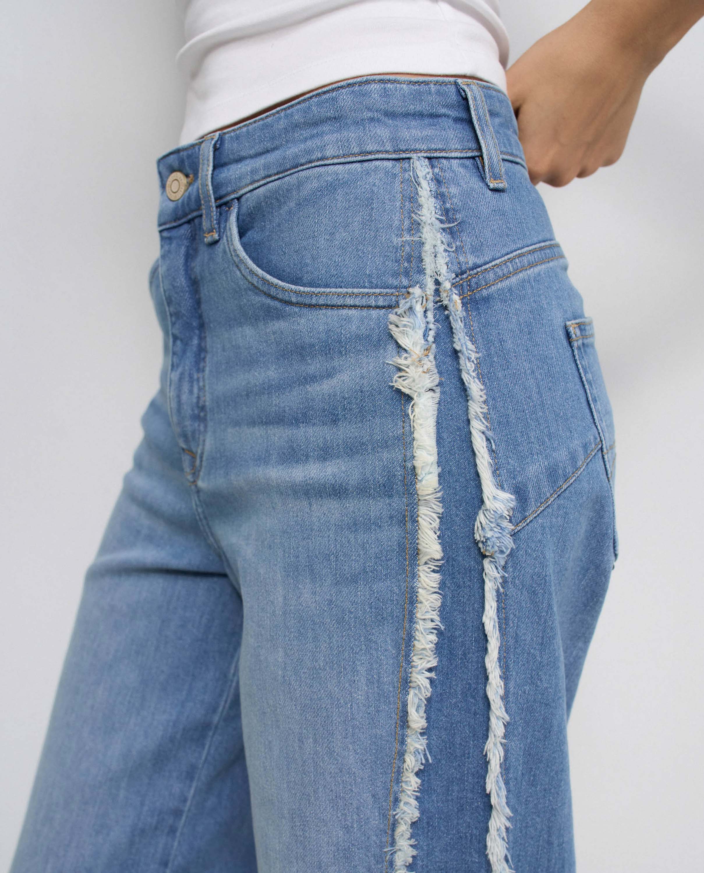 Jeans Faith Push In Wide Azul-4