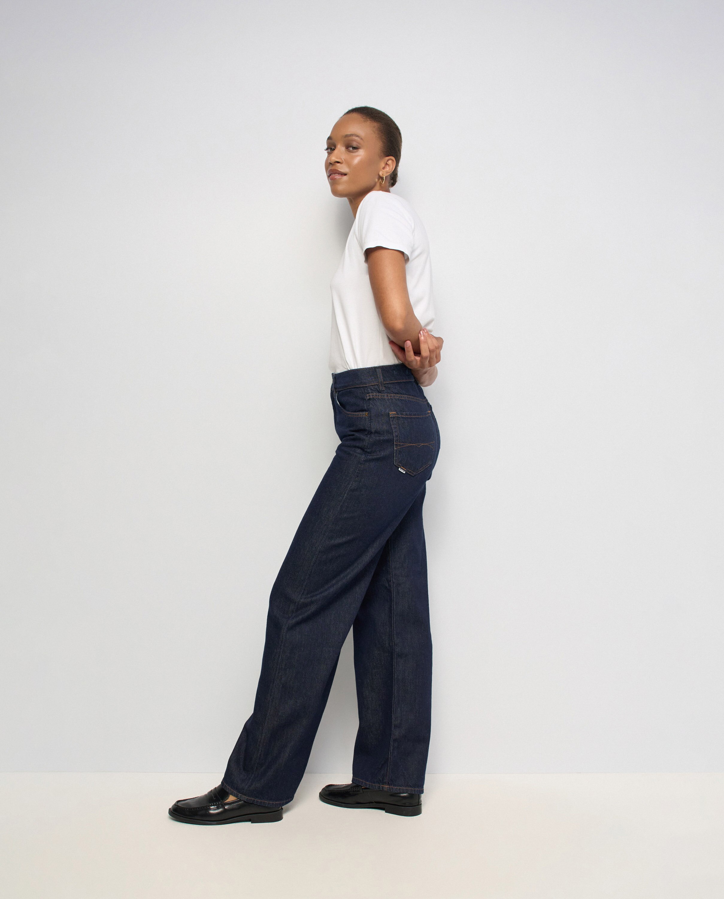 Jeans Wide Leg Azul-2