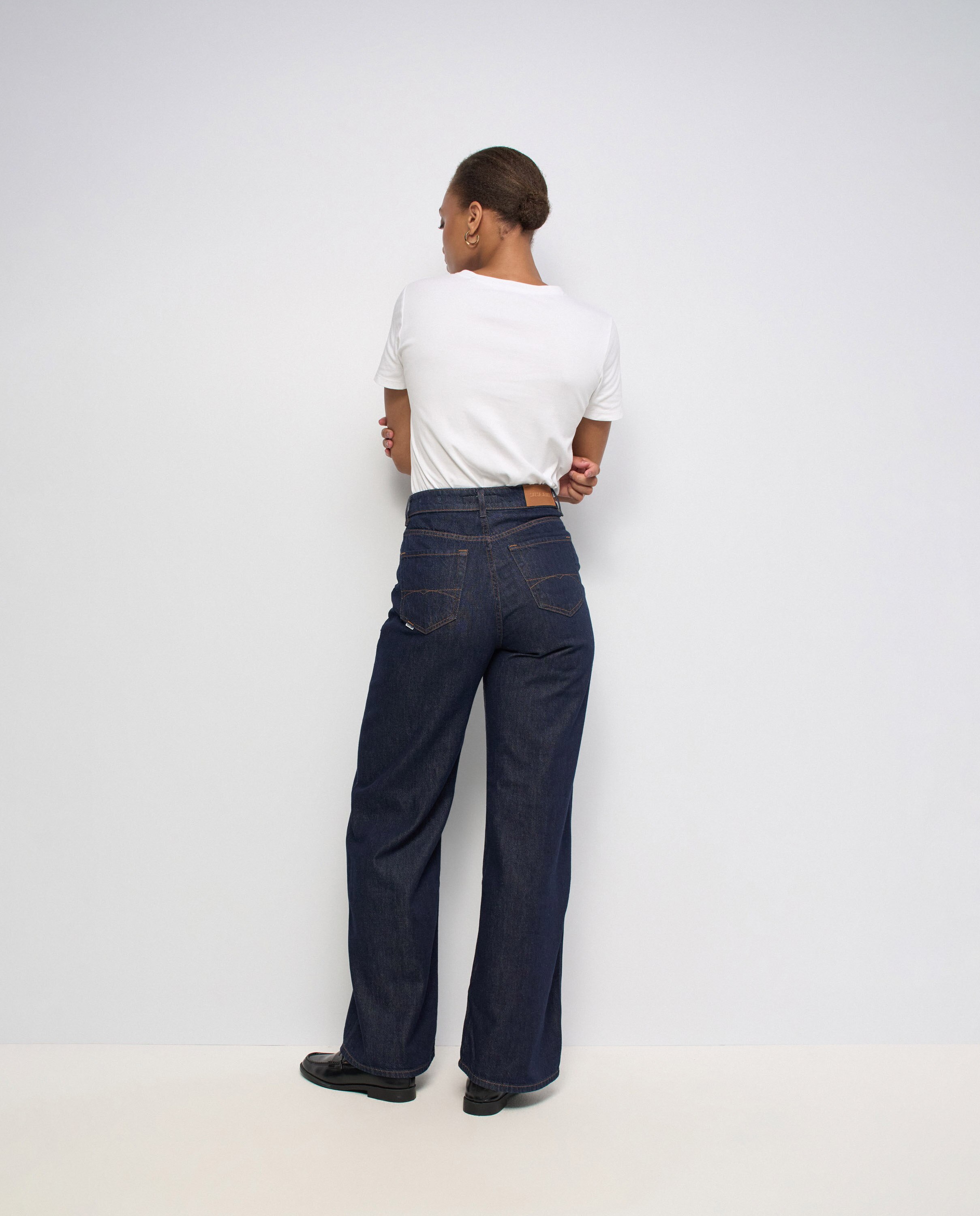 Jeans Wide Leg Azul-3
