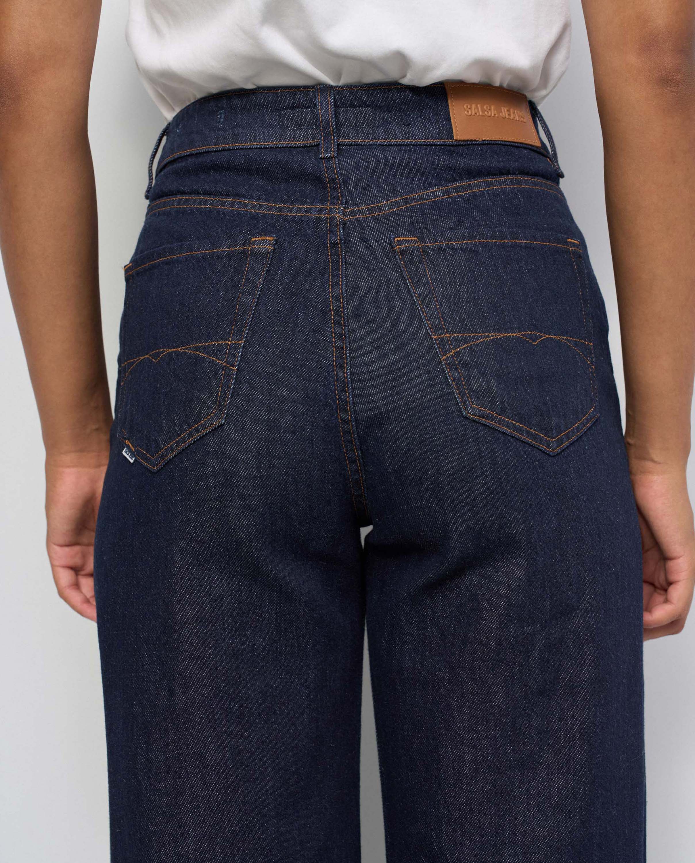 Jeans Wide Leg Azul-4