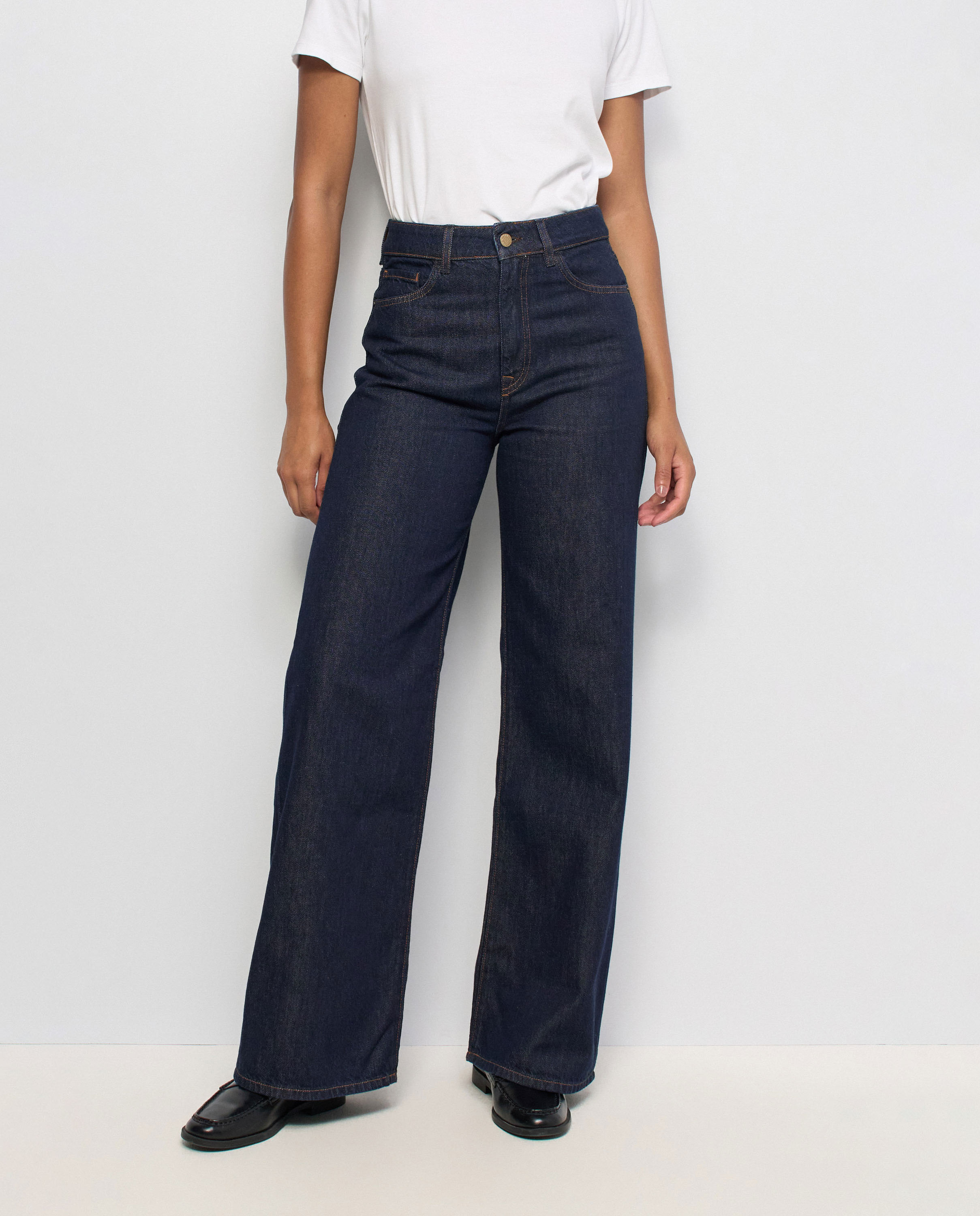 Jeans Wide Leg Azul-5