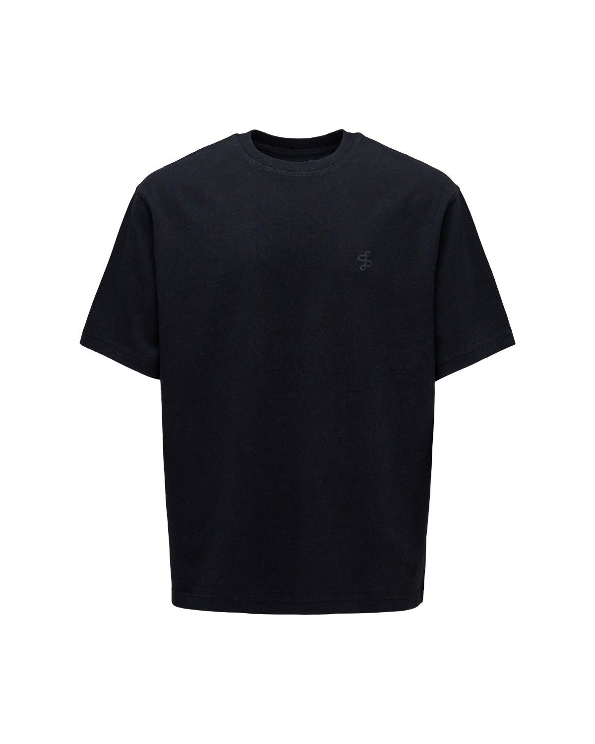 T-shirt com Branding Preto-6
