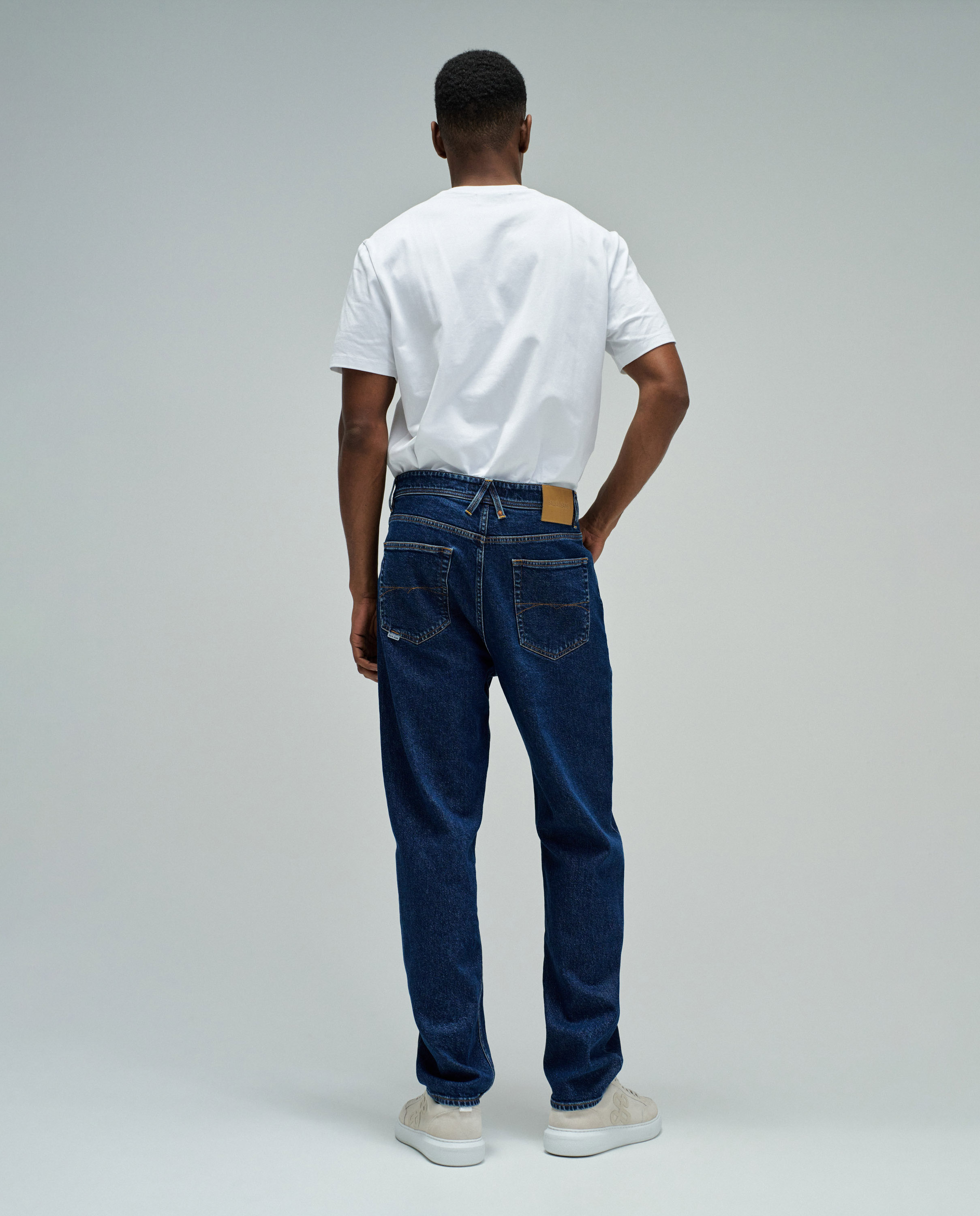 Jeans Relaxed Fit Azul-escuro-3