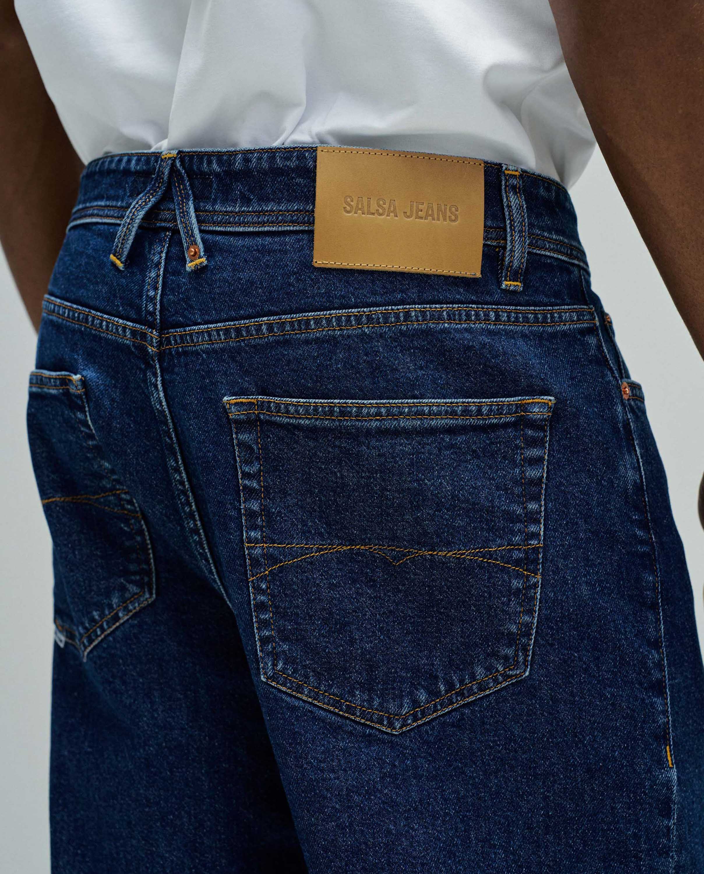 Jeans Relaxed Fit Azul-escuro-4